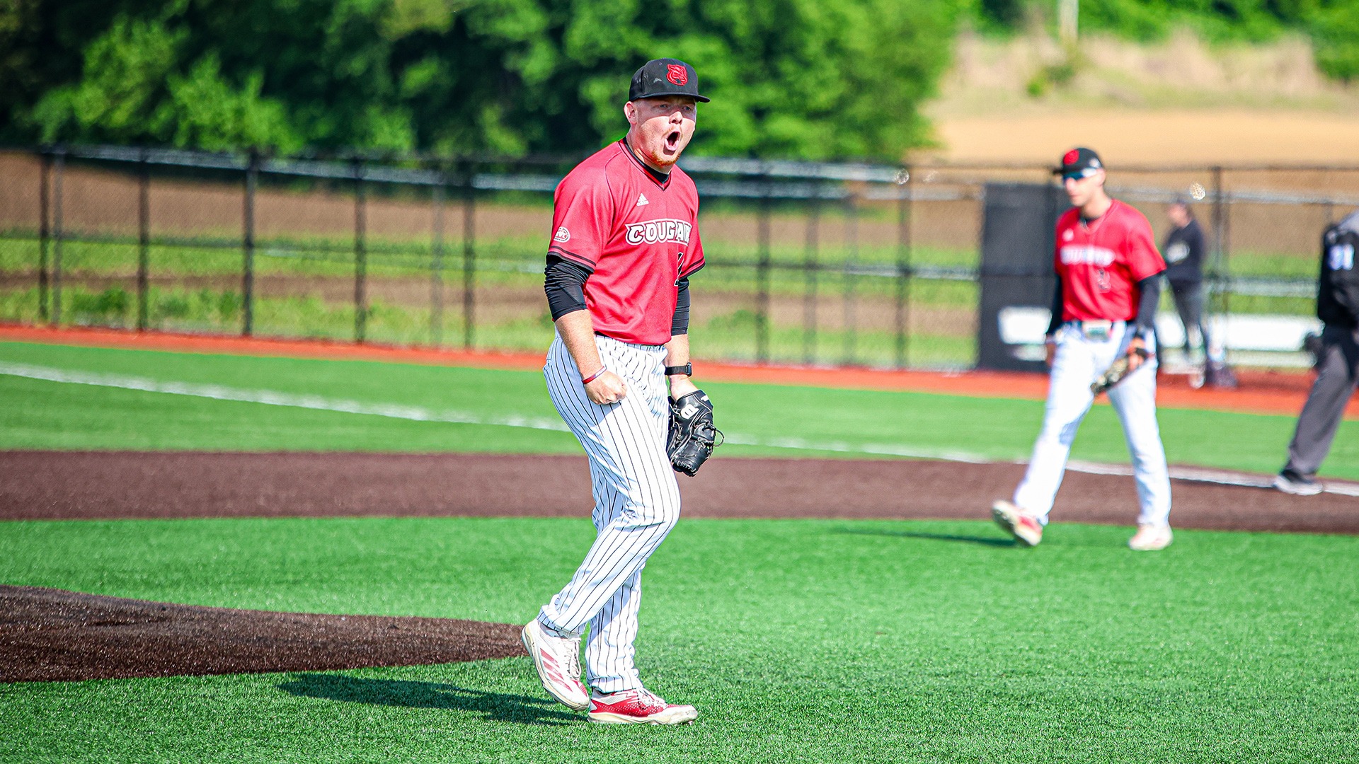 Easton Harris Finishes an Inning against Lindenwood