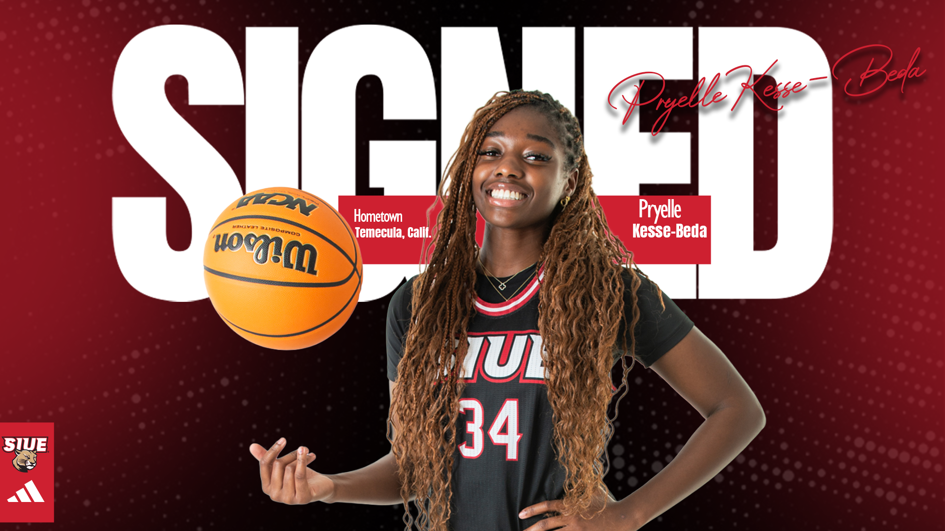NEW Pryelle Kesse-Beda signing graphic