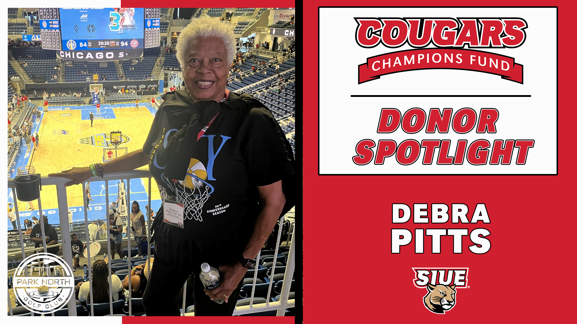 Deb Pitts Donor Spotlight graphic