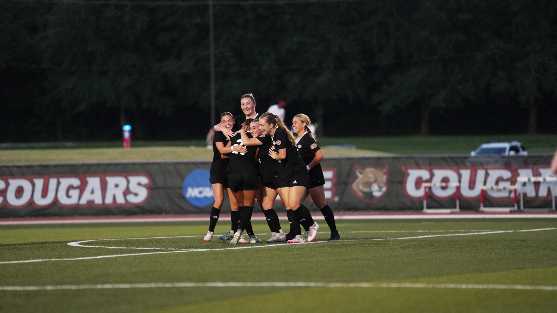 Celebrating Olivia Watt goal
