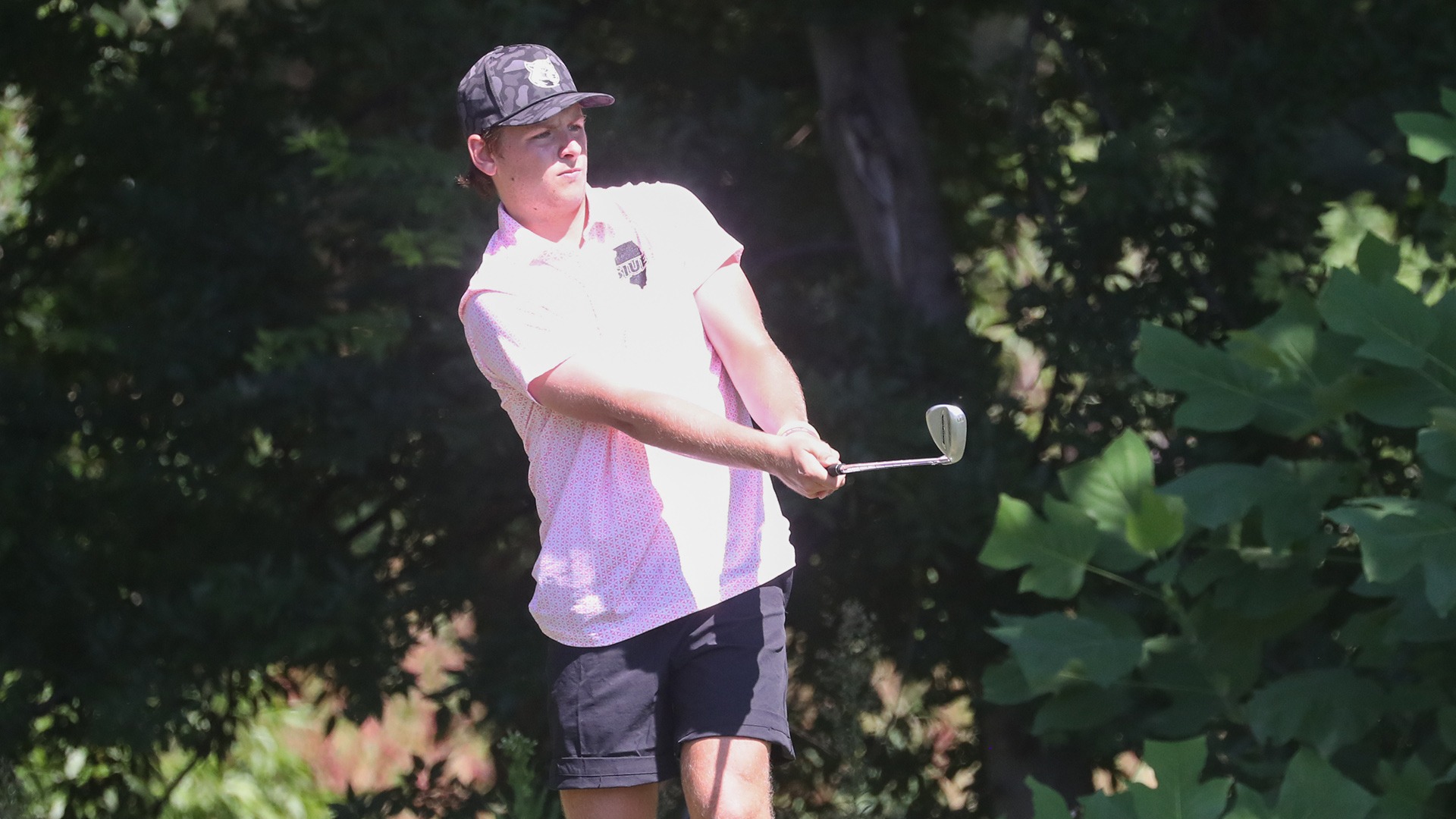 Max Bruening takes a swing at UT Martin's Grover Page Classic