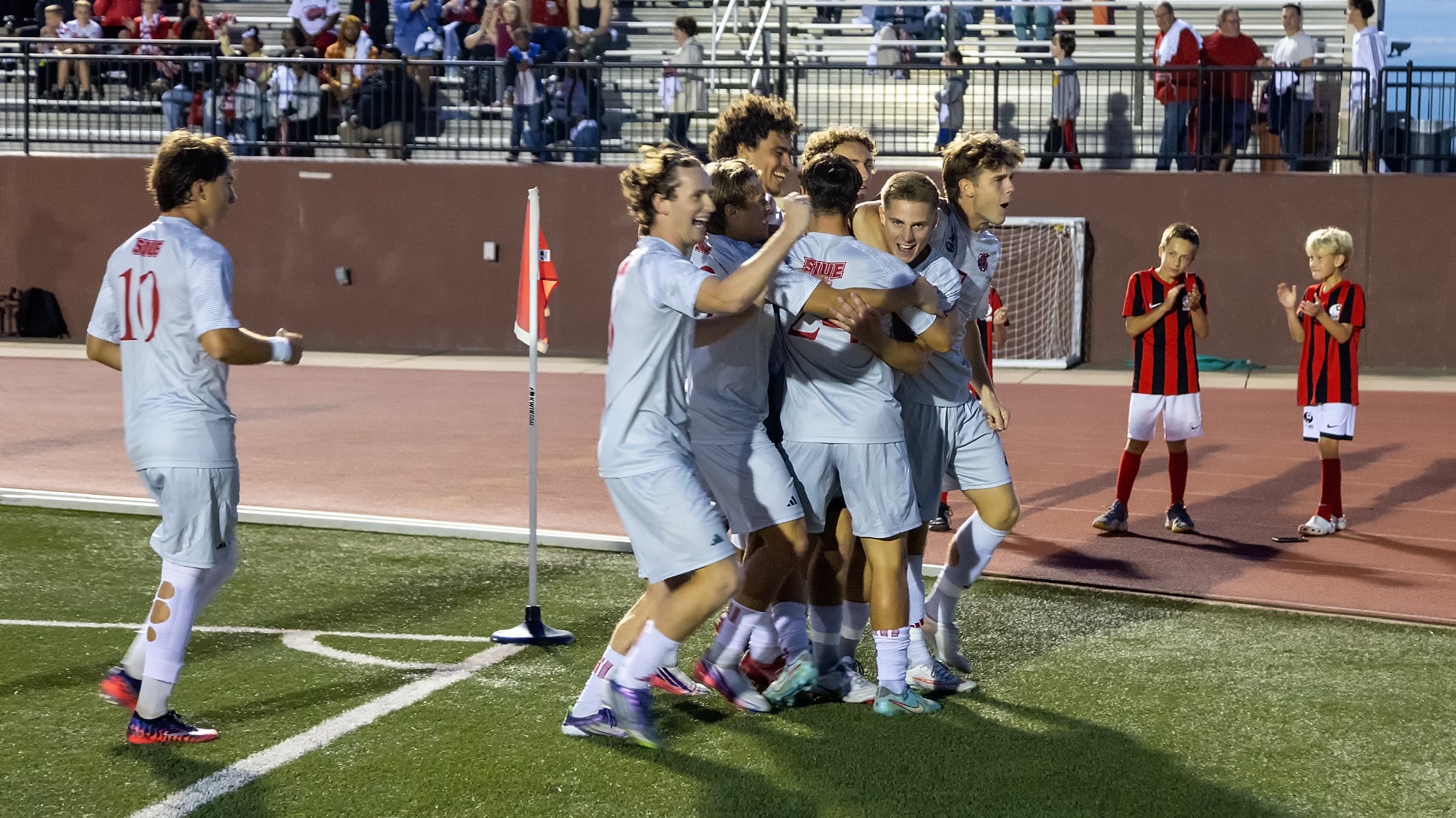 Men’s Soccer vs Southern Indiana 09-26-26: SIUE Cougars faced off against the Southern Indiana Screaming Eagles  for a match at Ralph Korte Stadium on the campus of Southern Illinois University Edwardsville, Saturday, September  26, 2026. (Photo: Scott Kane/SIUE Athletics)