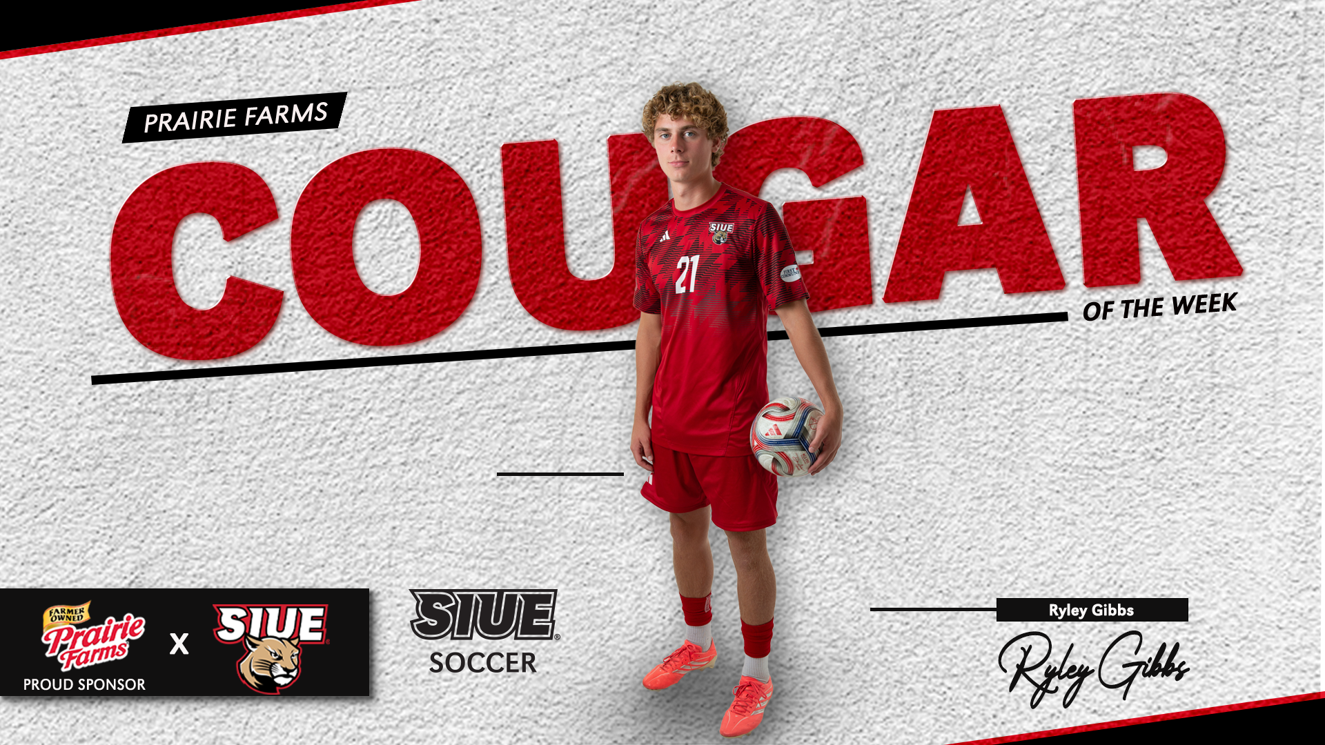 Ryley Gibbs Named Prarie Farms Cougar of the Week