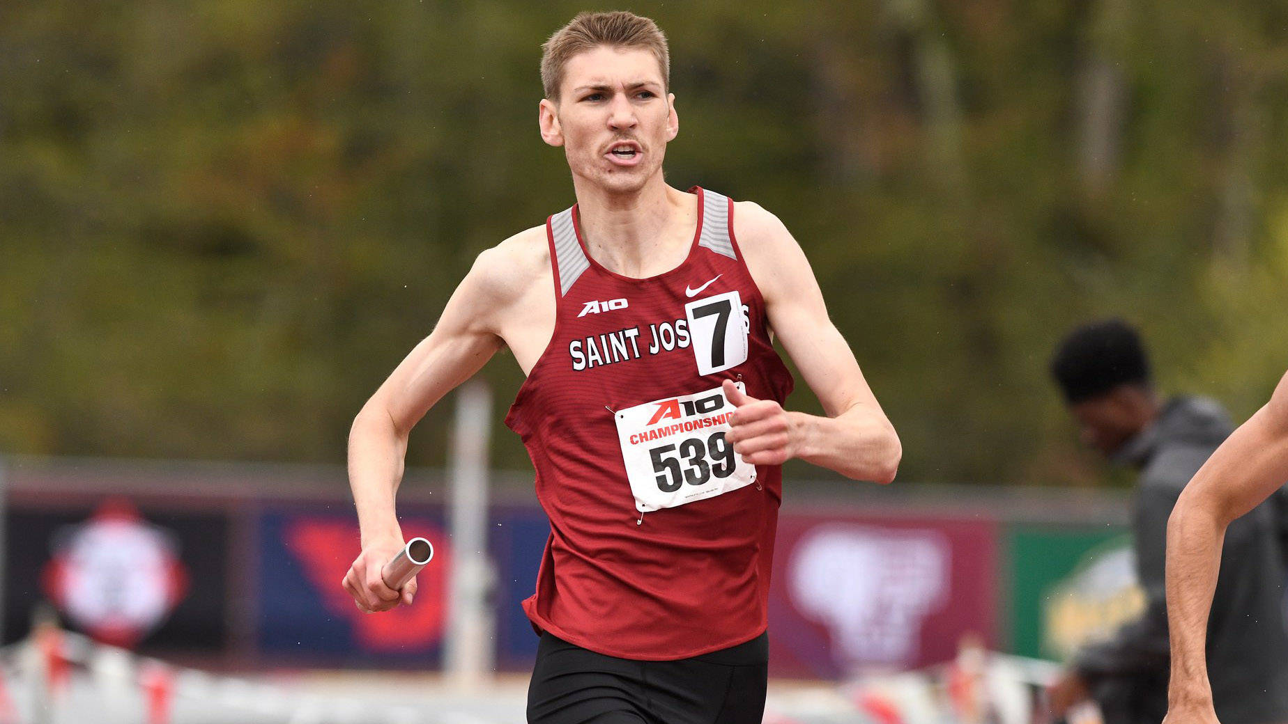 Men's Track Earns Eight Medals for Sixth at A10s Saint Joseph's