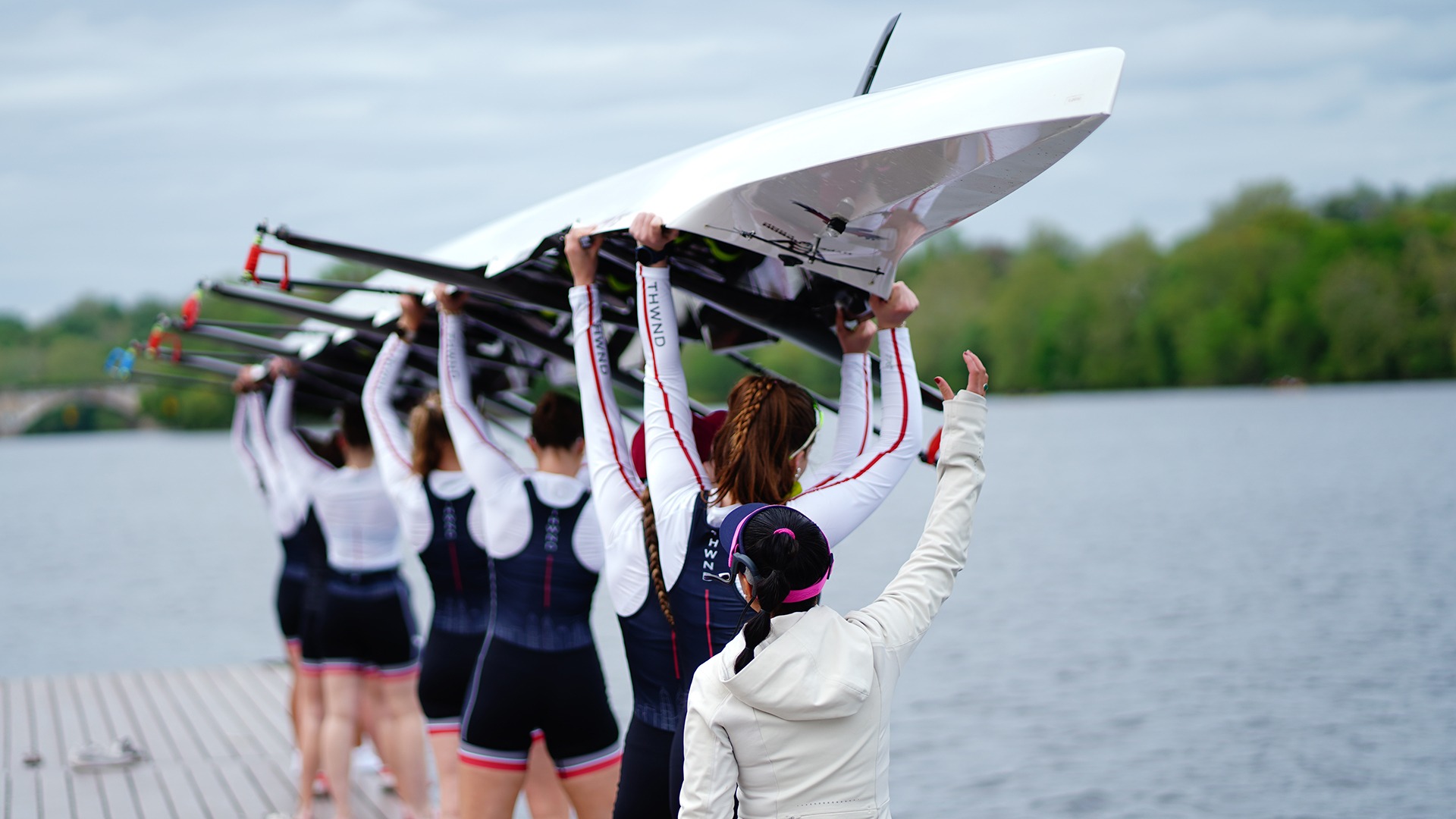 The Hawks ready for the water.