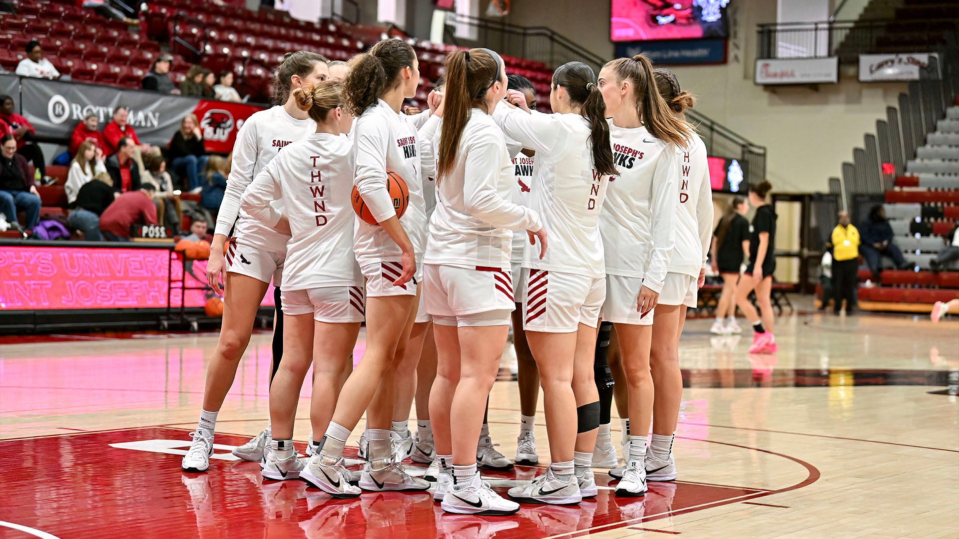 WBB Team Huddle