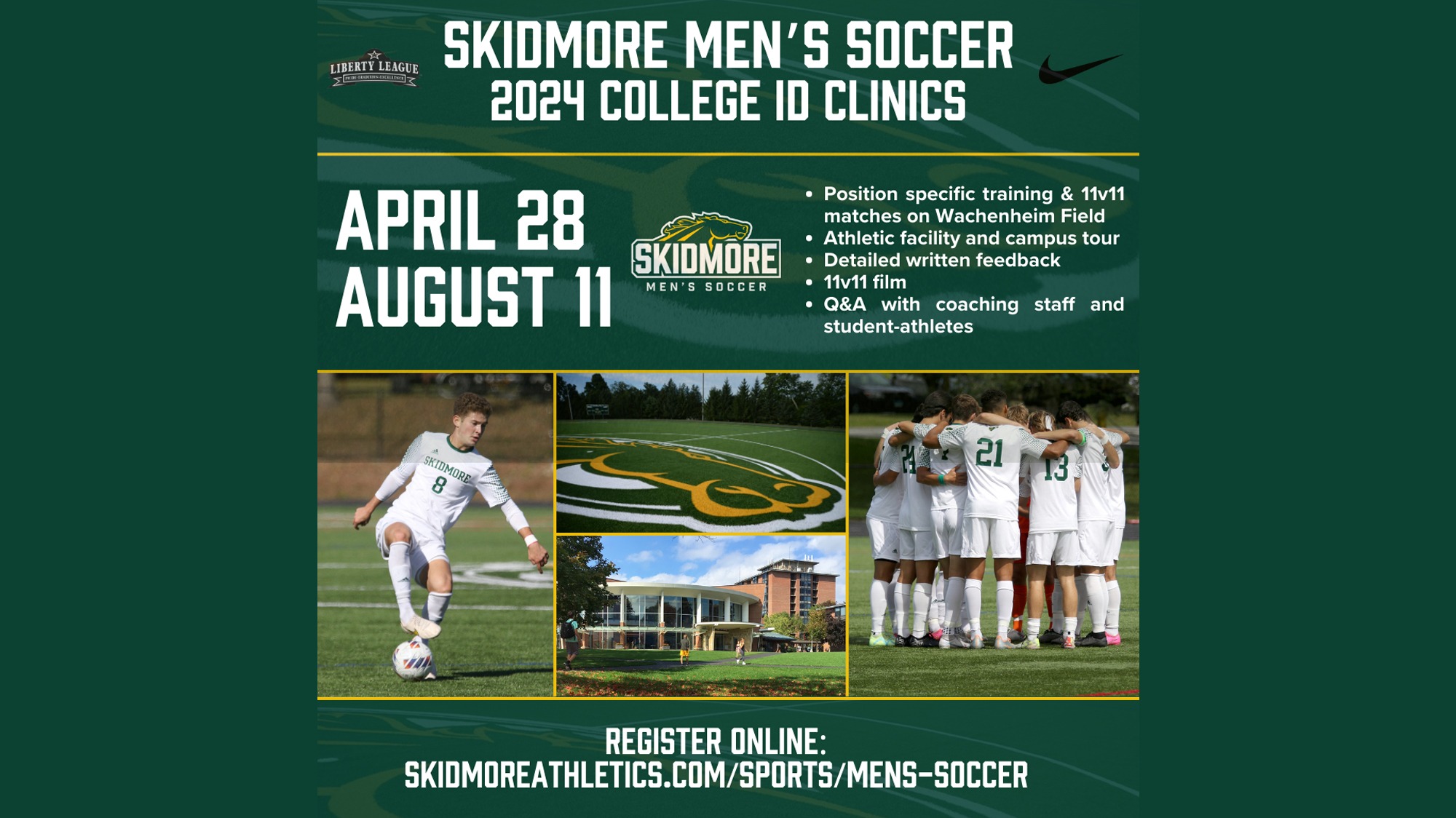 Men's soccer unveils 2018 schedule Skidmore College Athletics