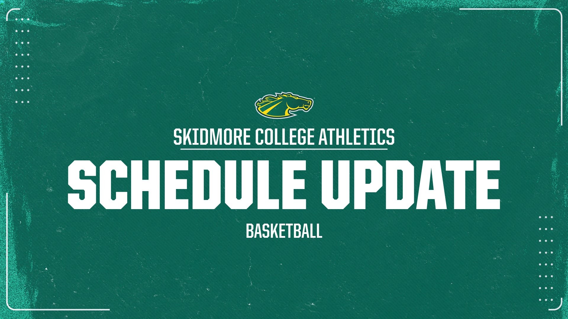 Schedule Update Basketball
