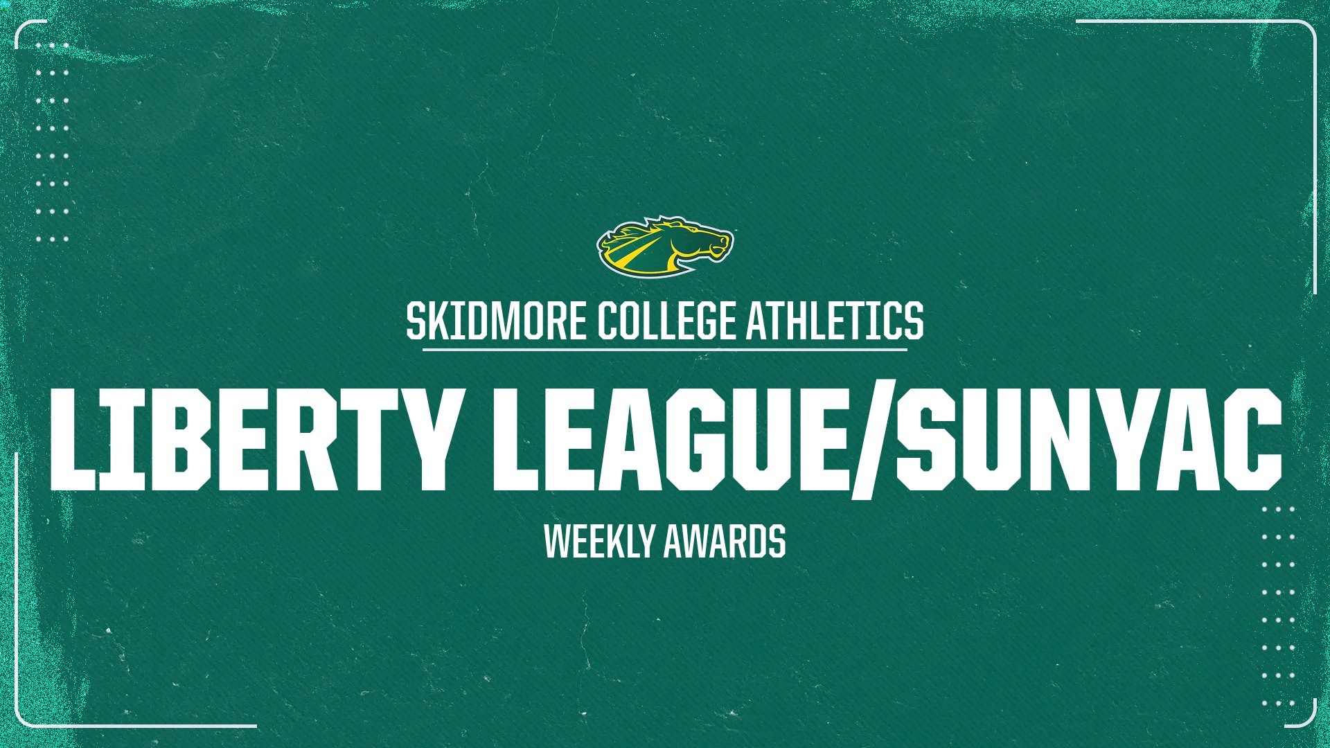 Liberty League/SUNYAC Weekly Awards 2025-26