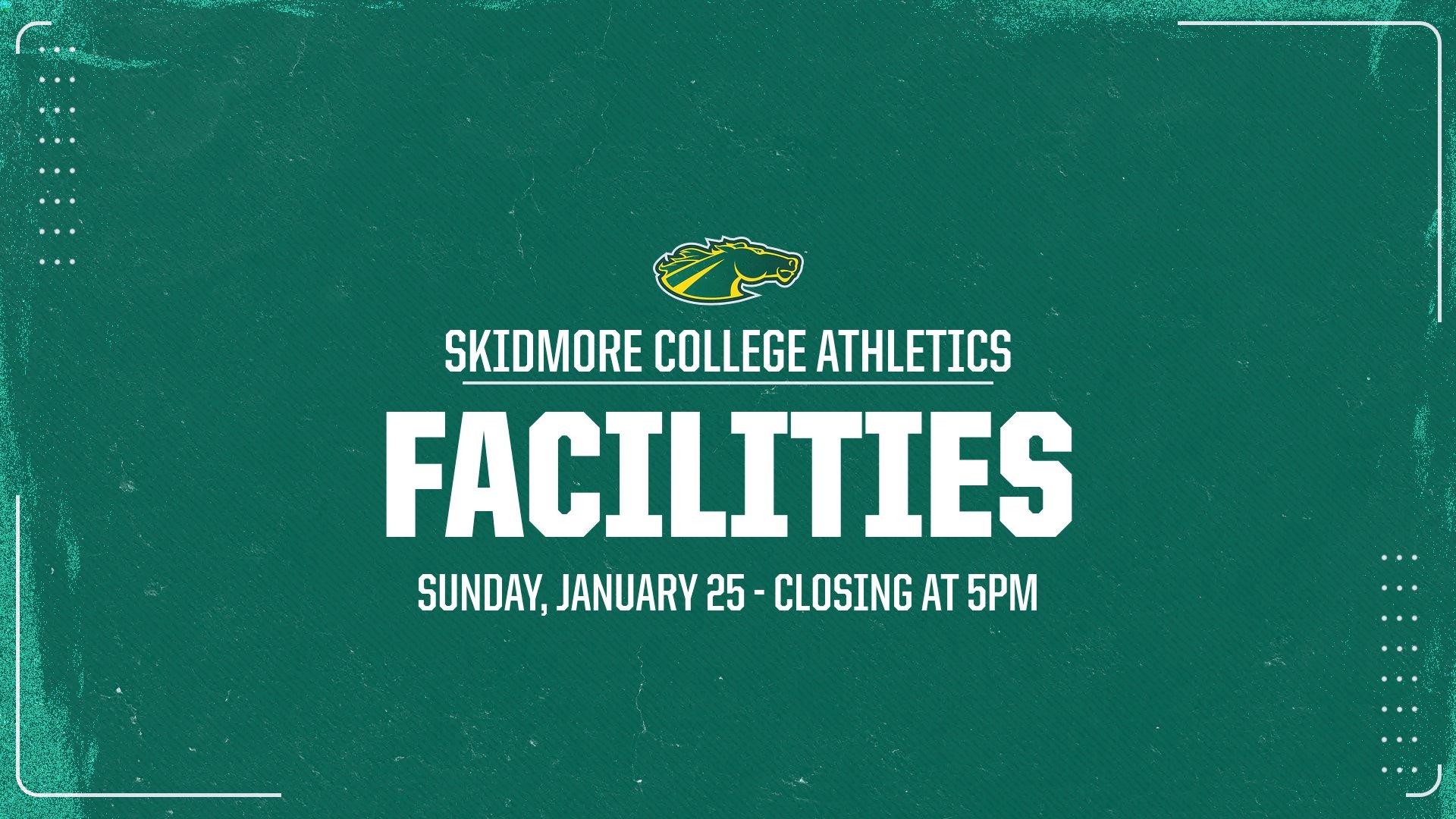 Facilities Closing 1/25 