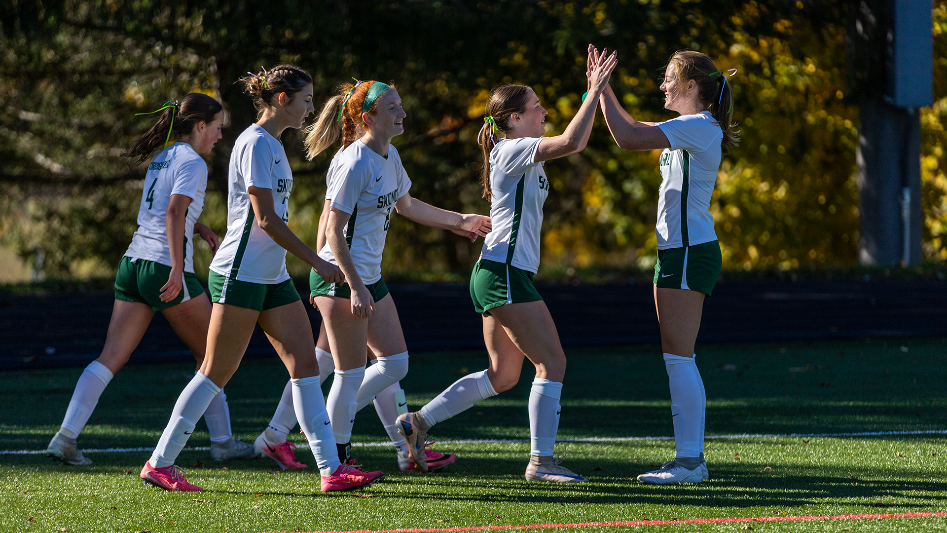 WSOC Post goal celebration