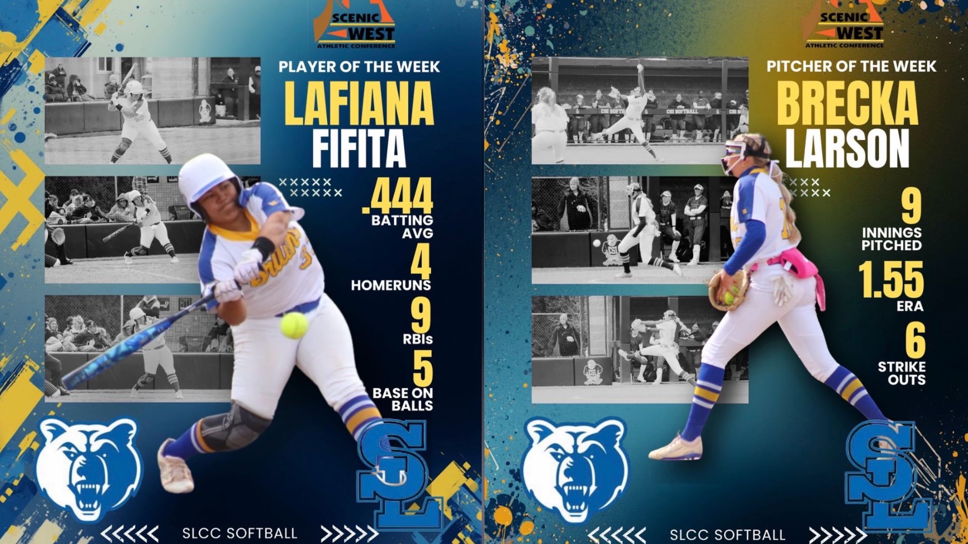 Softball Players of the Week