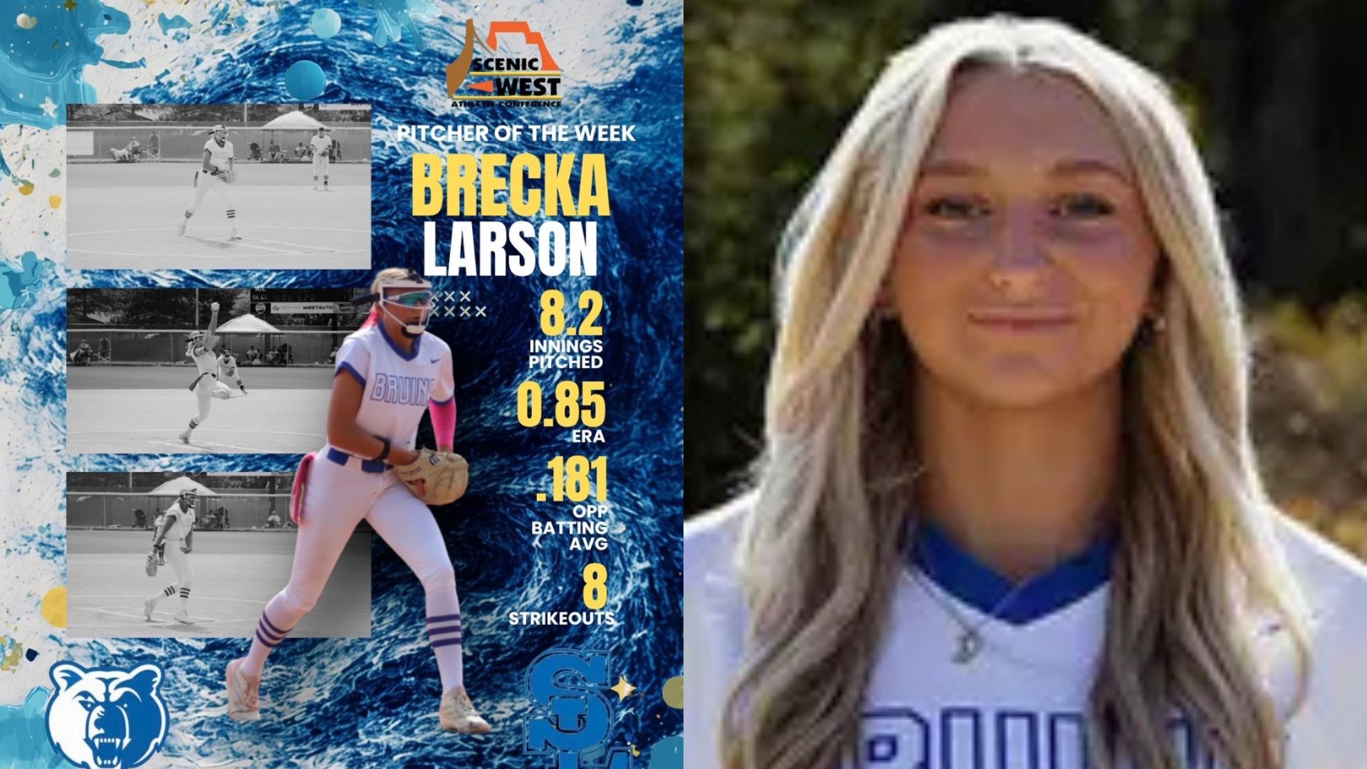 Larson SWAC Pitcher of the Week 5