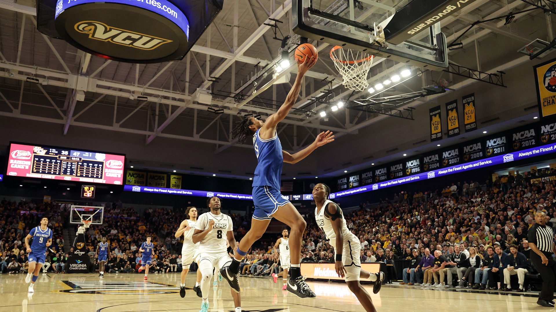 Richmond, VA – Jan 7: NCAA Men's Basketball - Saint Louis at Virginia Commonwealth at Stuart Siegel Center in Richmond, VA on January 7, 2026. (Credit: Andy Mead/YCJ)