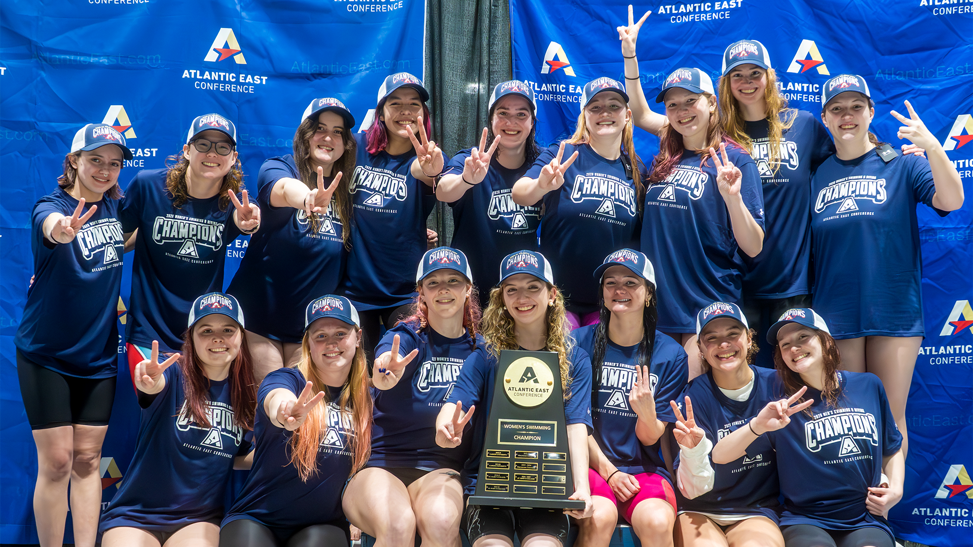 2026 AEC Women's Swimming Champions (2.15.26)