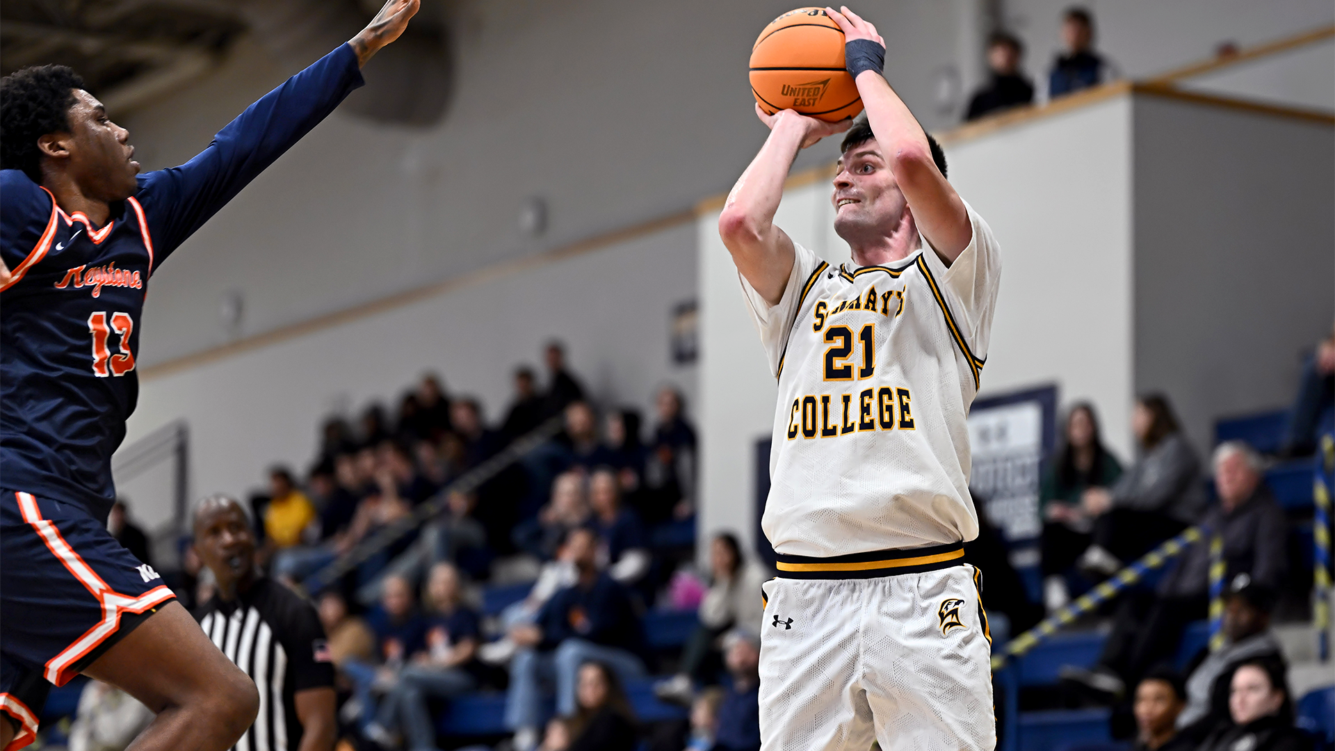 Jake Koverman taking a jumper vs Keystone on January 31, 2026