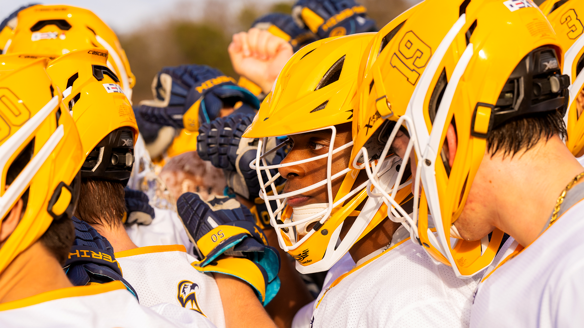 Close-up of MLAX huddle vs Cairn (2.20.26)