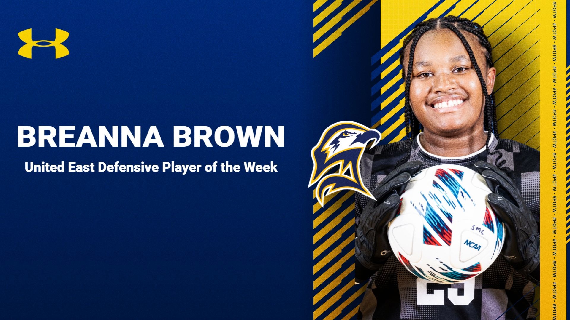 Breanna Brown United East Defensive Player of the Week (9.7.26)