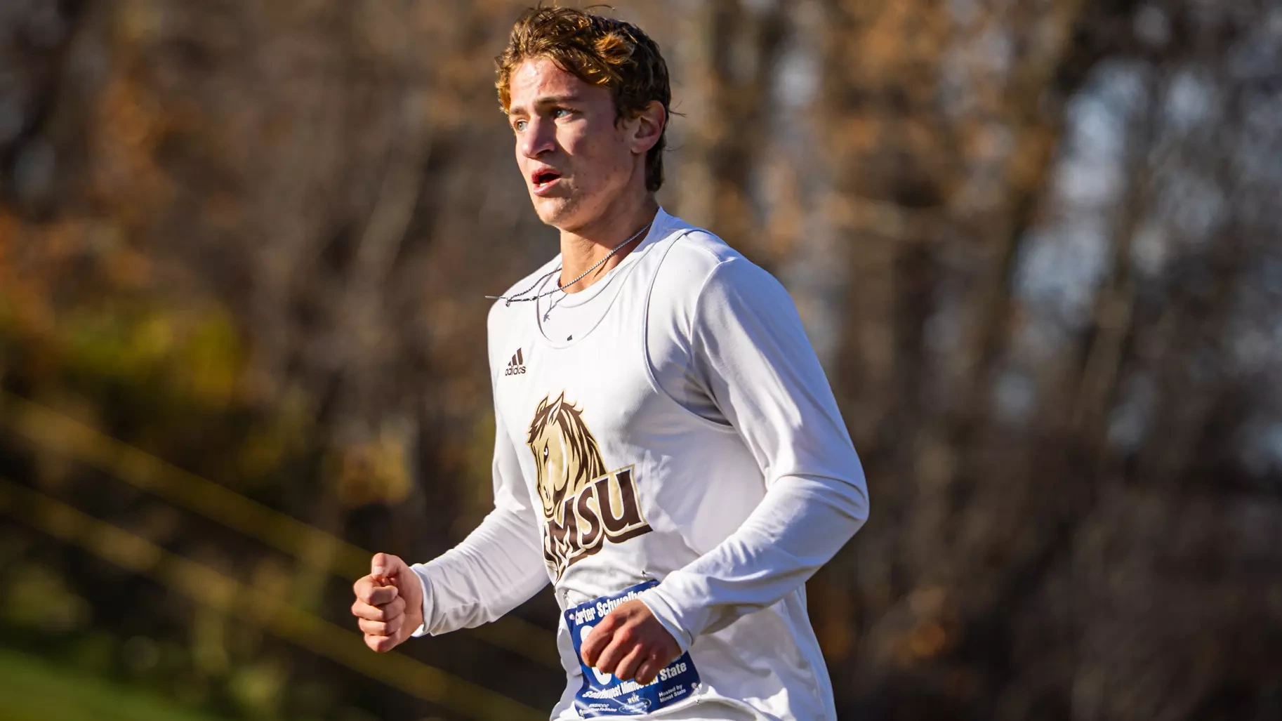 2024 NSIC Cross Country Championships  - Captured at Souris Valley Golf Course on Oct 26, 2024 in Minot, North Dakota Photo by Mason Kramer