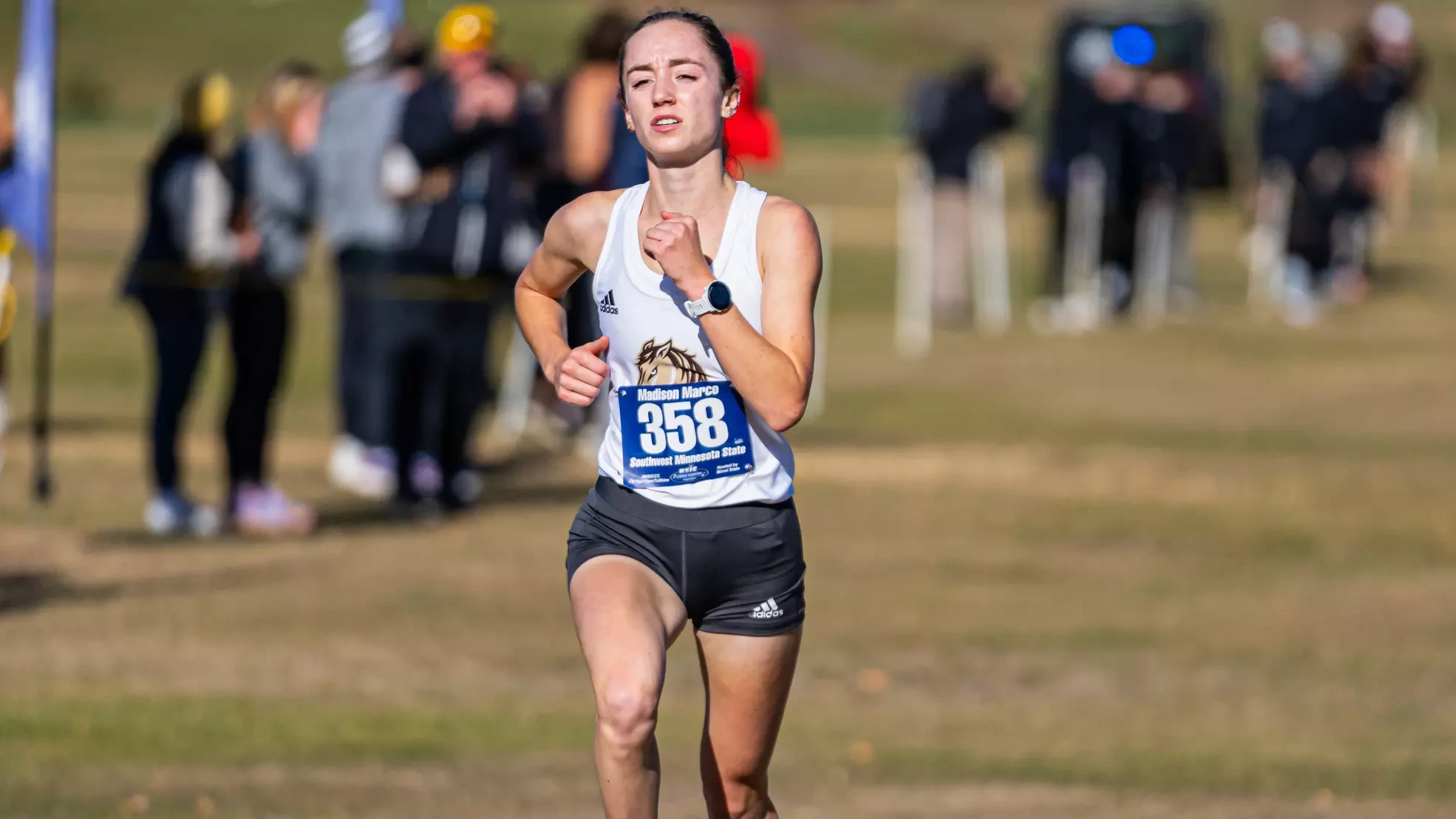 2024 NSIC  Women’s Cross Country Championships  - Captured at Souris Valley Golf Course on Oct 26, 2024 in Minot, North Dakota Photo by Sean Arbaut