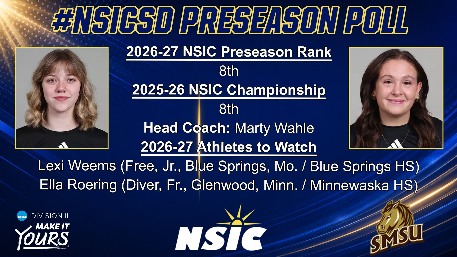 NSIC preseason swimming