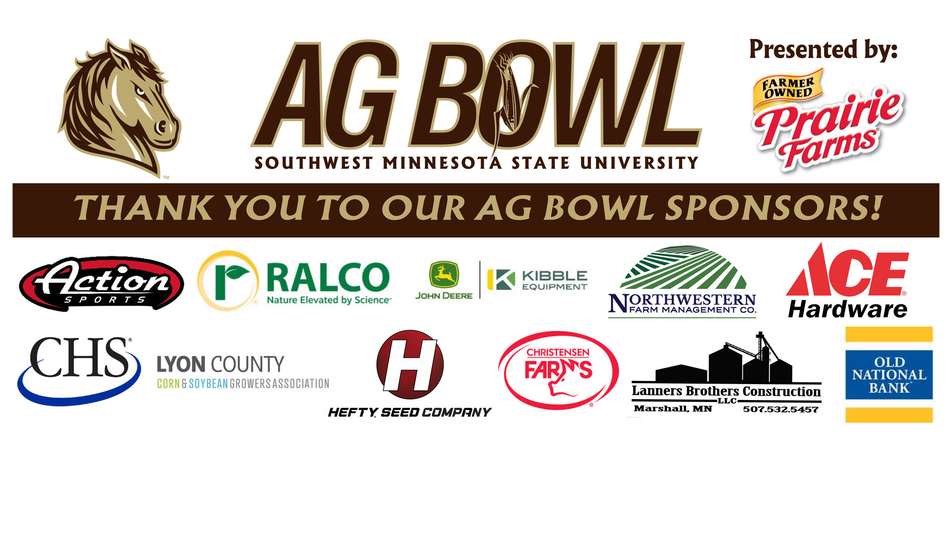 2026 Ag Bowl Sponsors