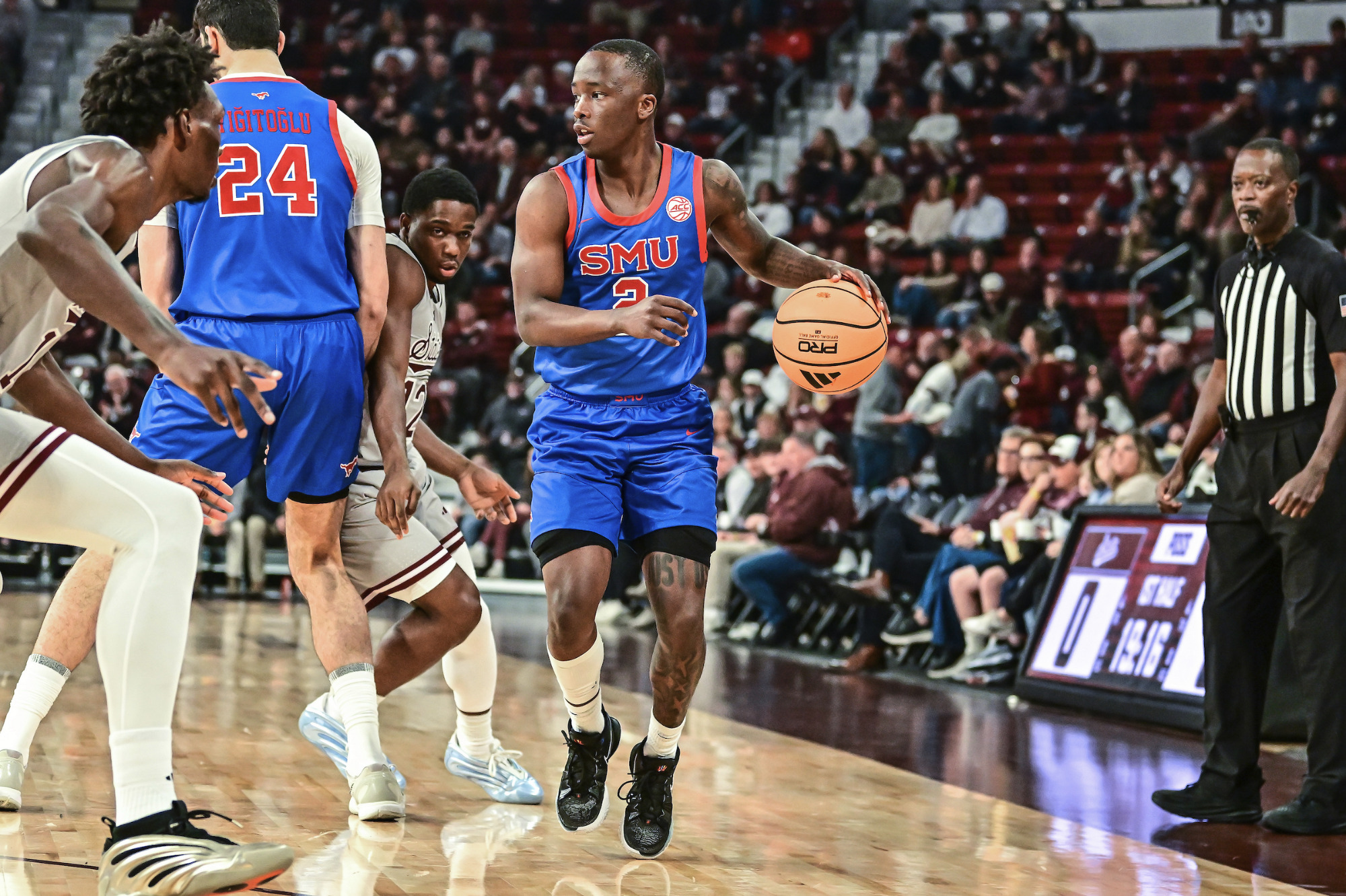 SMU men's basketball at Mississippi State - Nov. 28, 2025