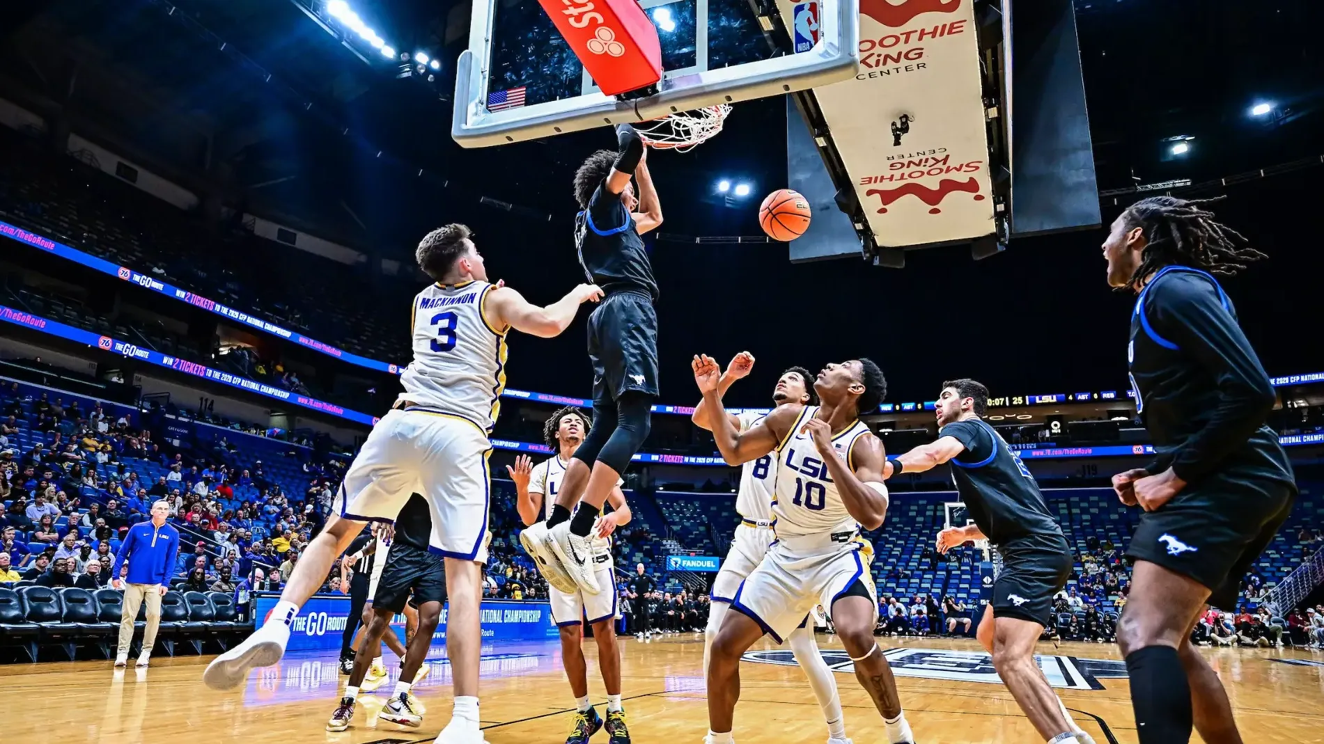 SMU men's basketball vs. LSU - Dec. 13, 2025 - New Orleans, La.