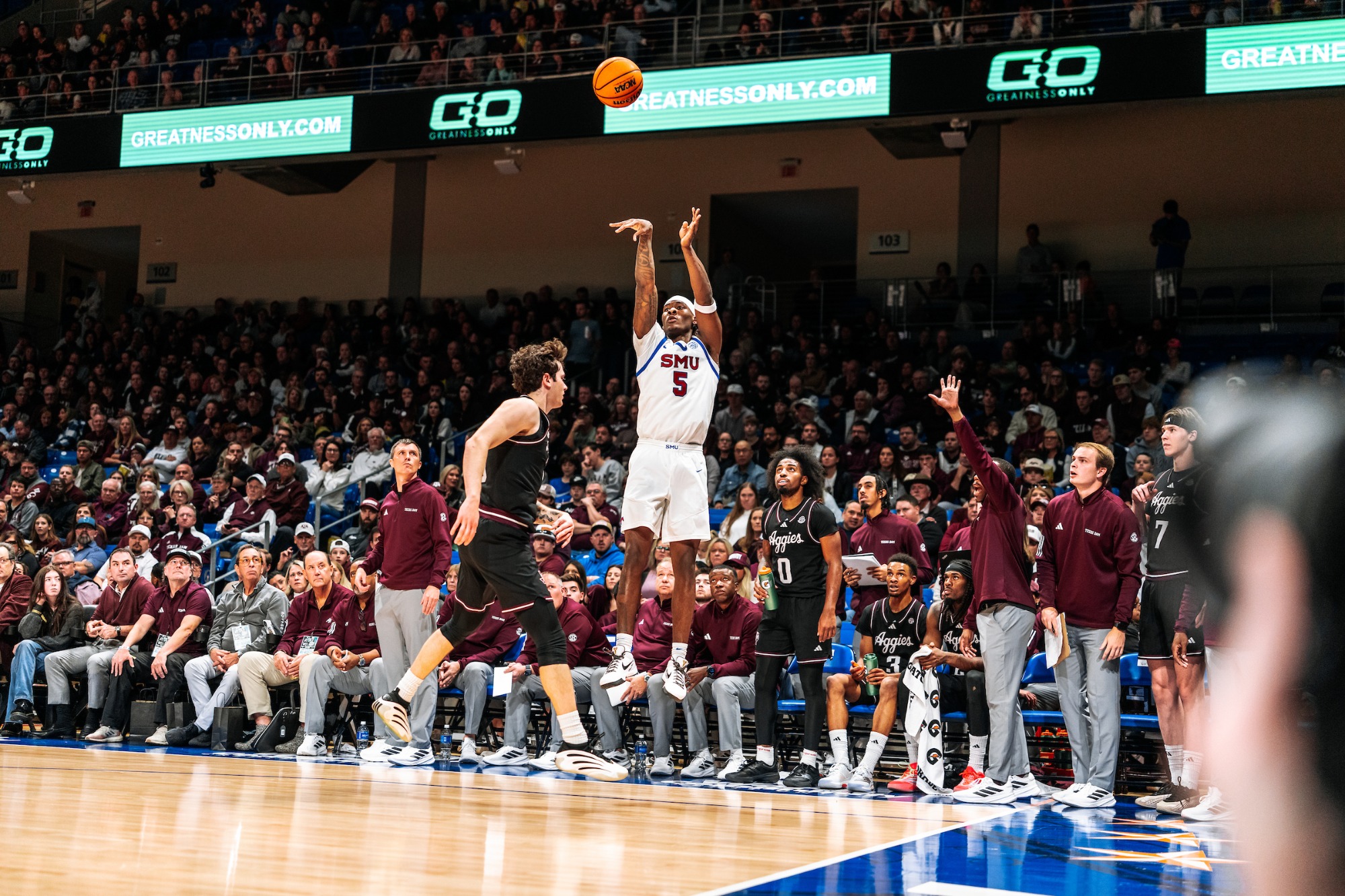 SMU men's basketball vs. Texas A&M - Dec. 7, 2025
