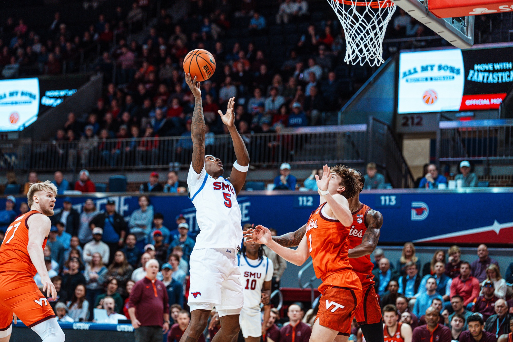 SMU men's basketball vs. Virginia Tech - Jan. 14, 2026