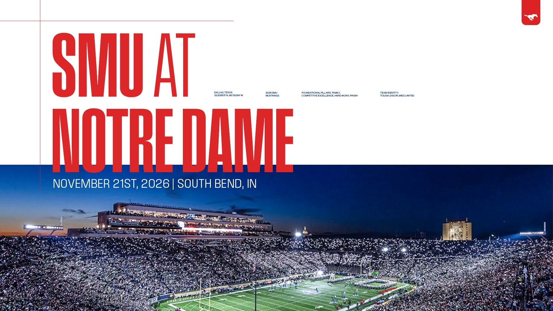 SMU at Notre Dame