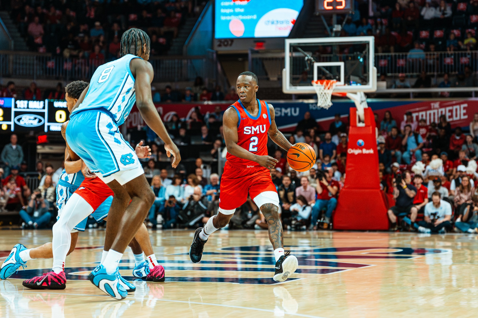 SMU men's basketball vs North Carolina - Jan. 3, 2026 