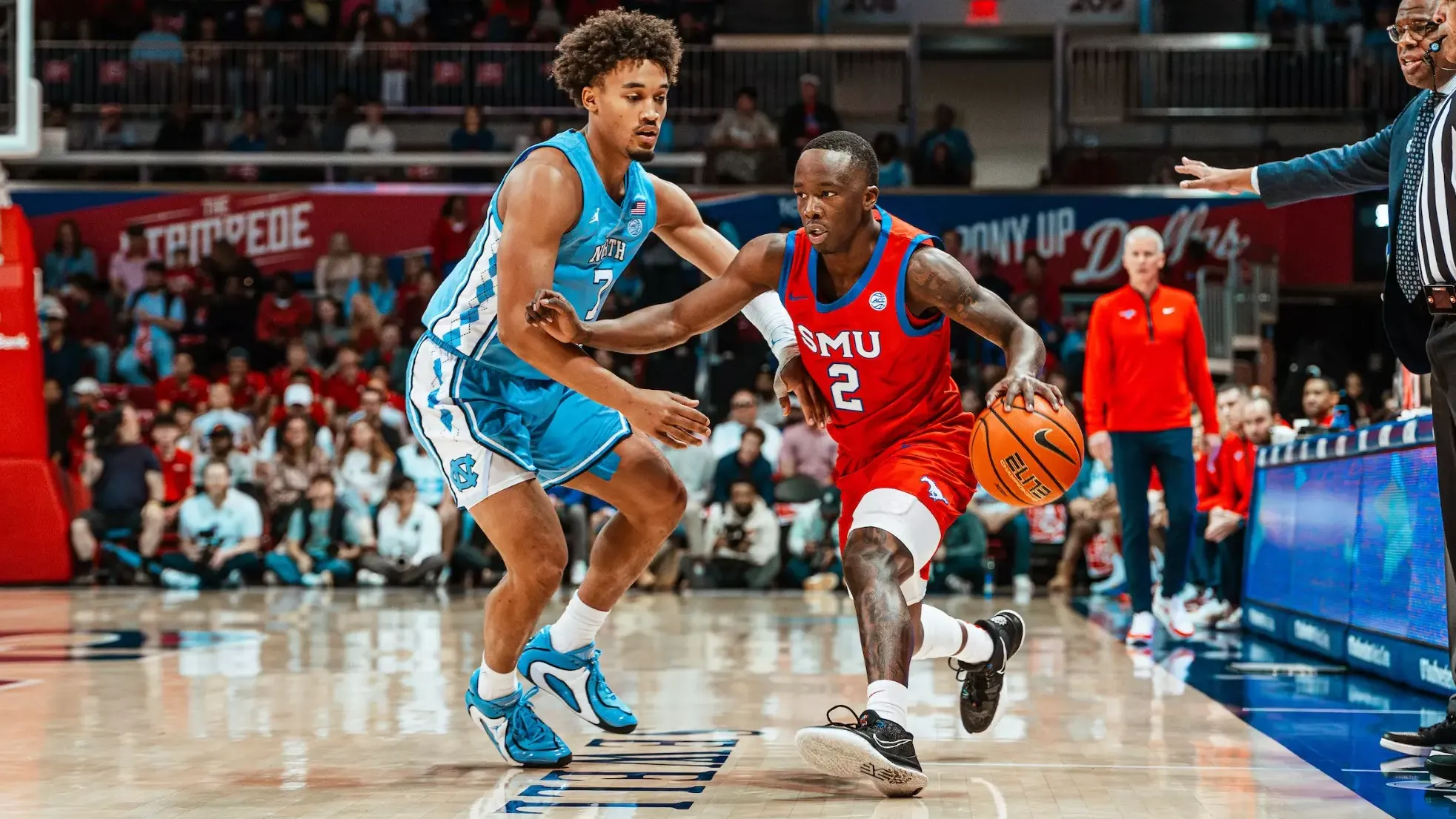 SMU men's basketball vs North Carolina - Jan. 3, 2026 
