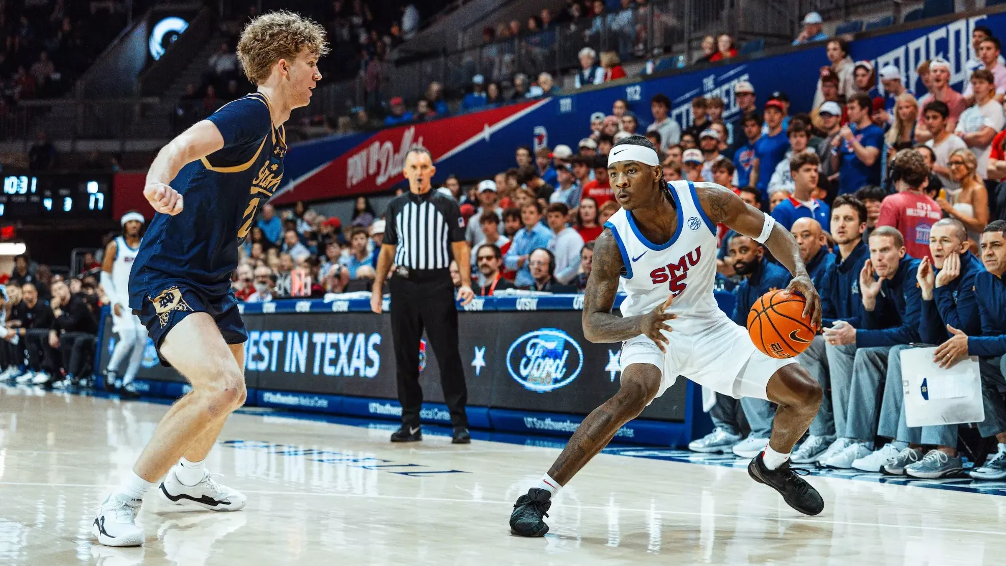 SMU men's basketball vs. Notre Dame - Feb. 10, 2026