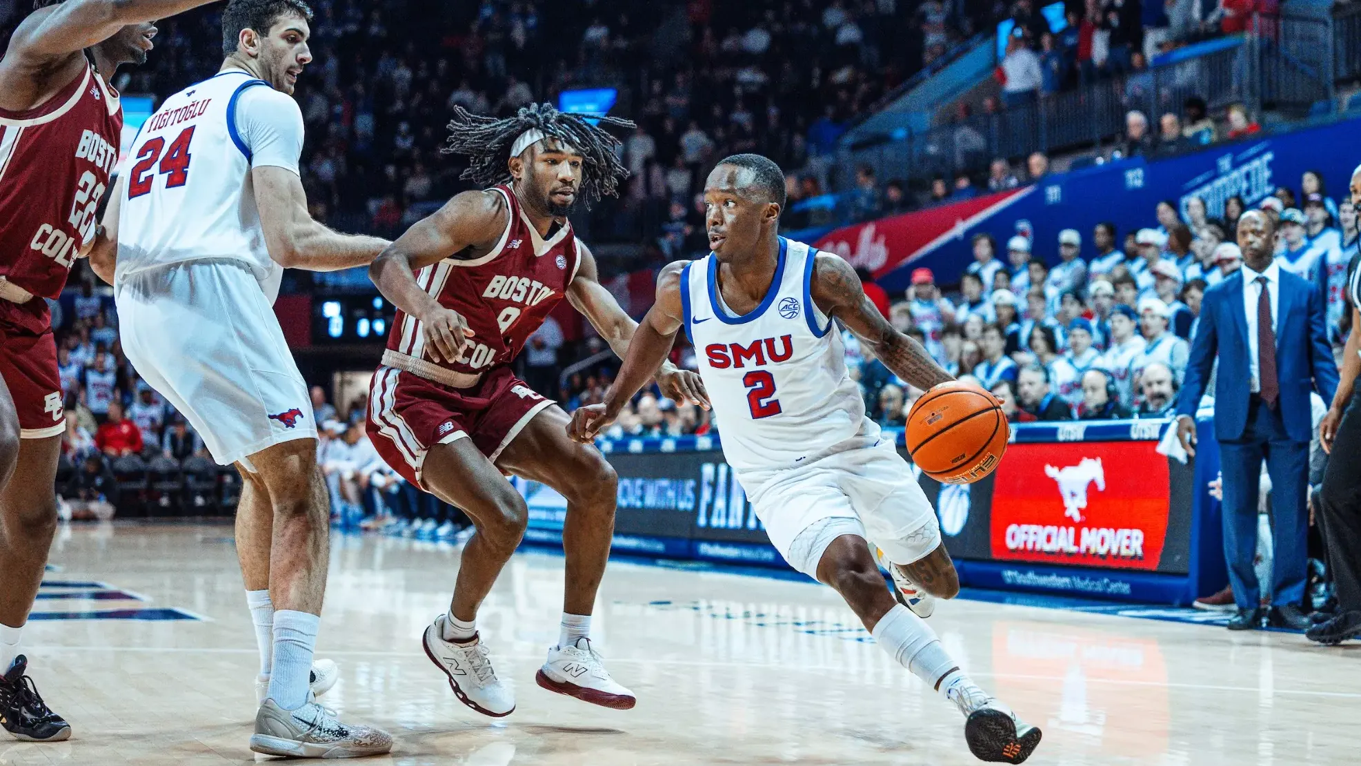 SMU men's basketball vs. Boston College - Feb. 21, 2026