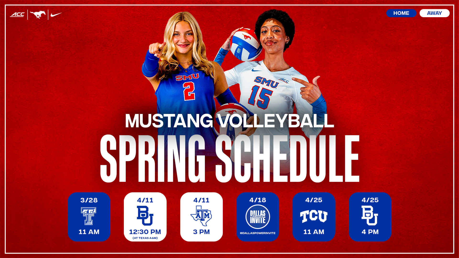 VB 2026 Spring Schedule