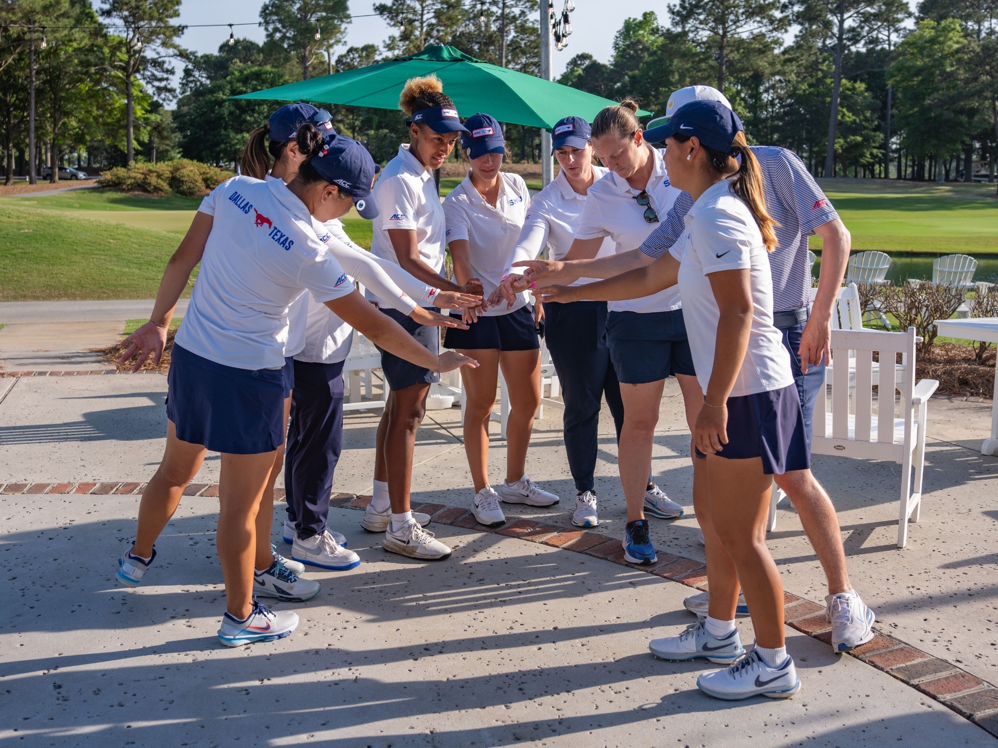 Celebration photo acc golf semifinals