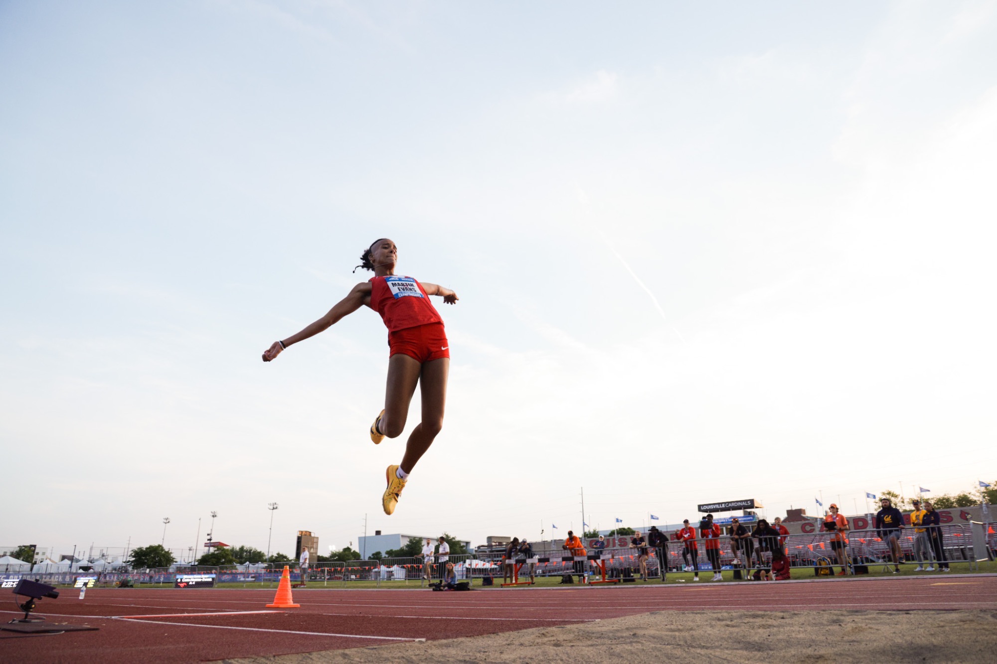 Cleo in long jump
