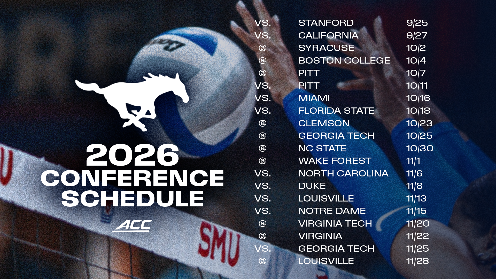 2026 VB ACC Schedule