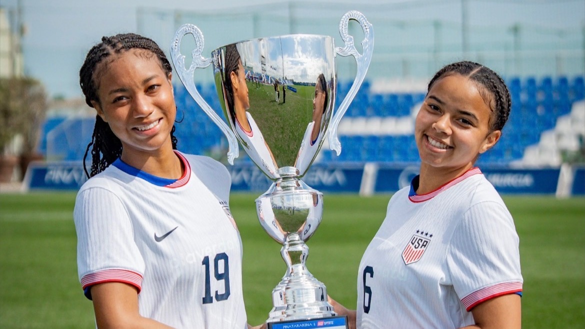 Brooke Bunton and Kamiya Beck Pinatar Cup