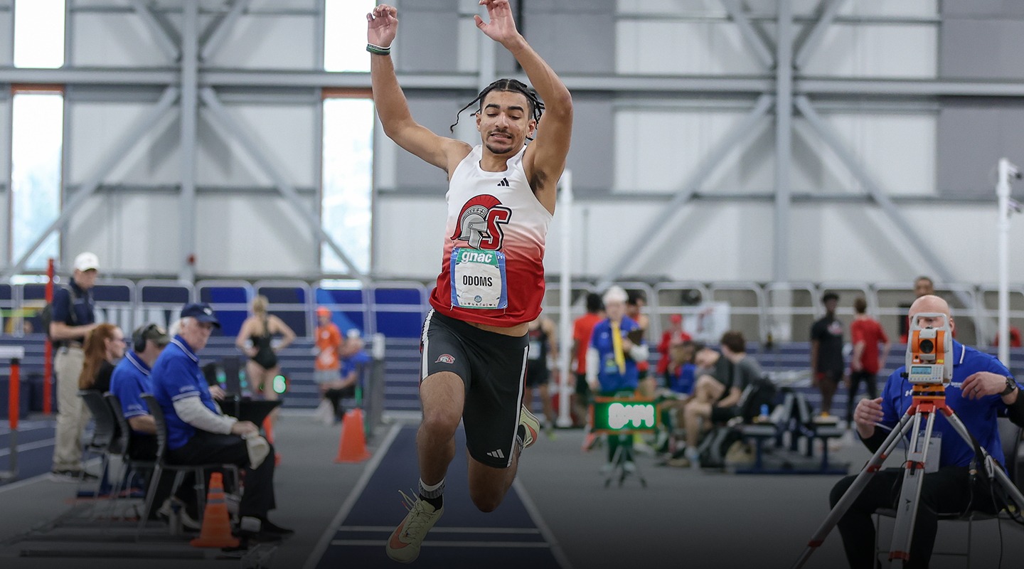 Makhi Odoms in the middle of his jump