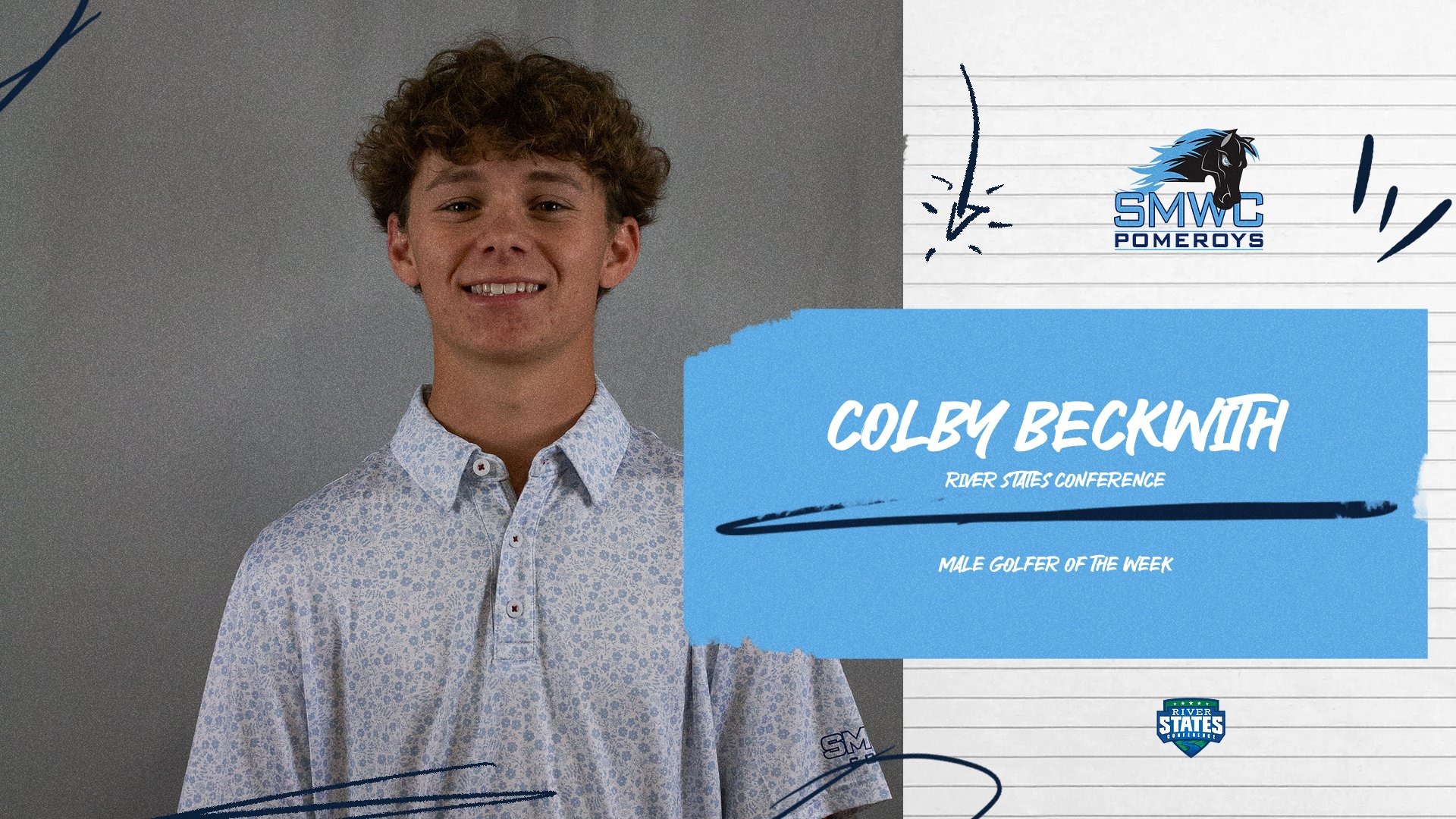 colby beckwith mens golfer of the week