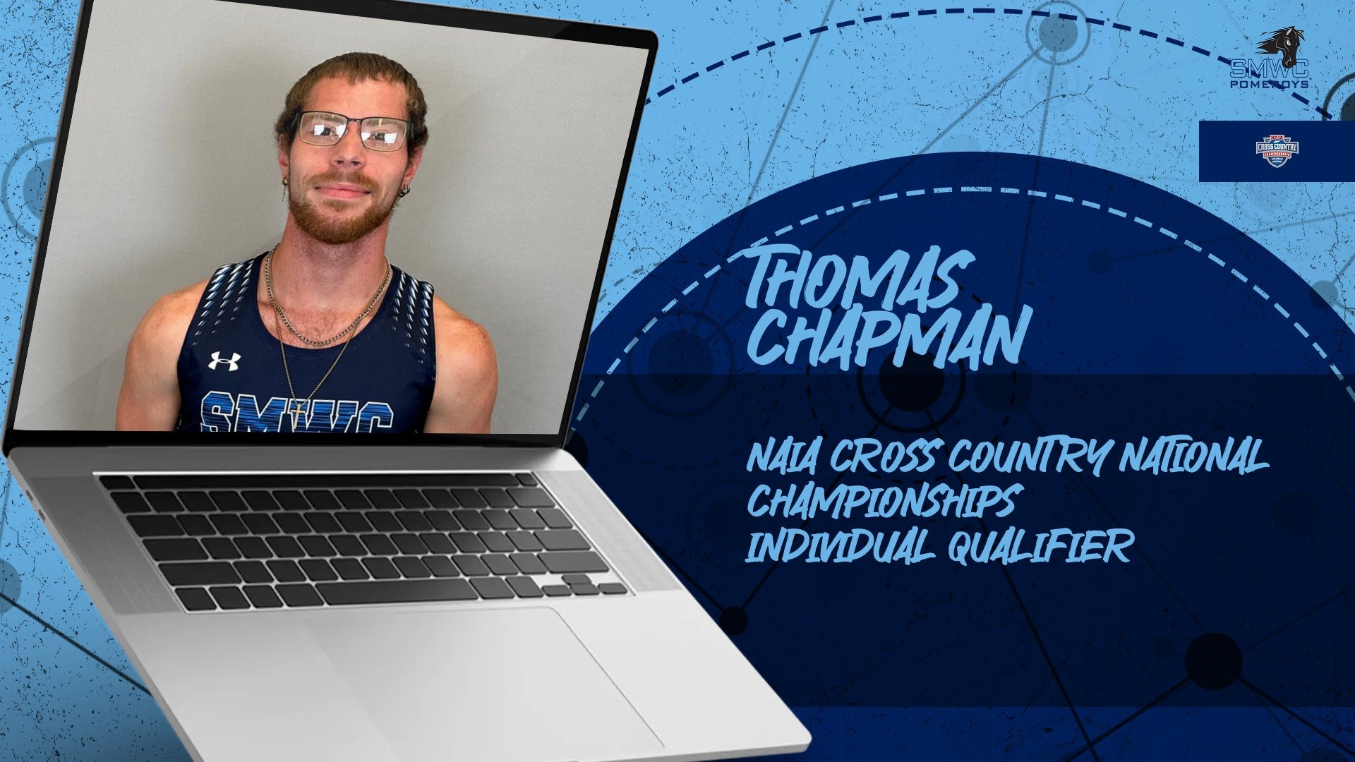 thomas chapman competes at naia nationals