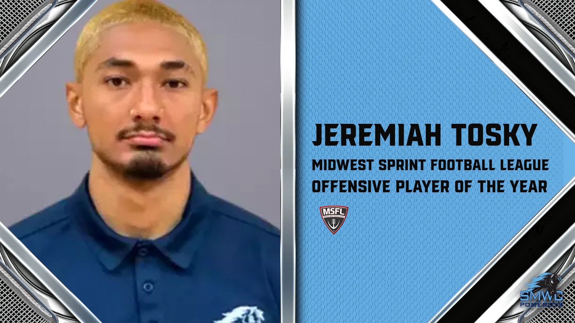 JEREMIAH TOSKY 2024 MSFL OFFENSIVE PLAYER OF THE YEAR