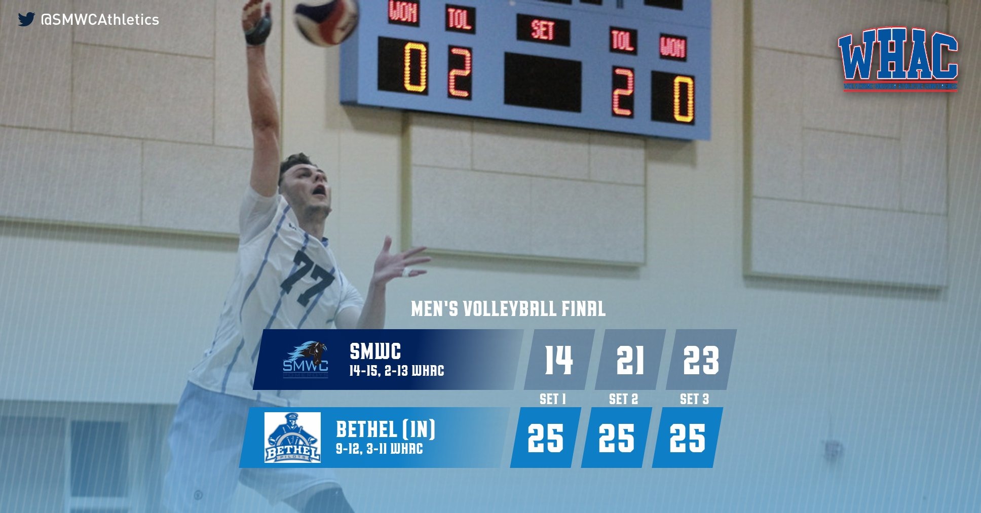 Pomeroy Men's Volleyball Falls At Bethel (Ind.) Saint MaryoftheWoods