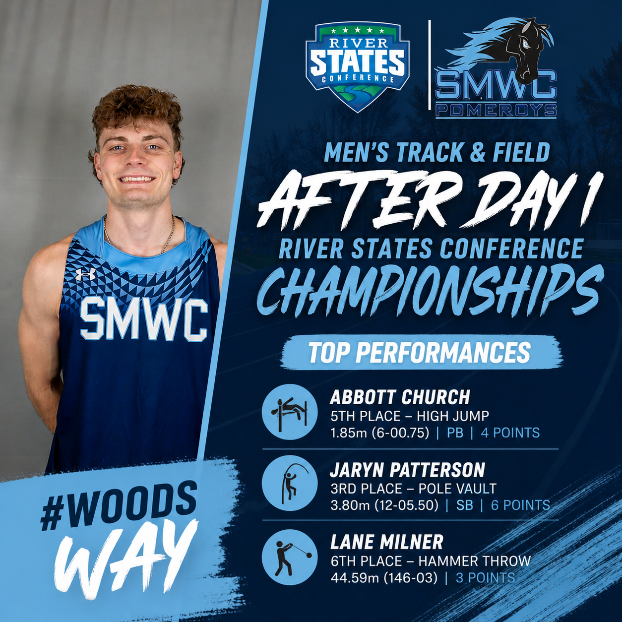 men's track day 1 rsc champs square