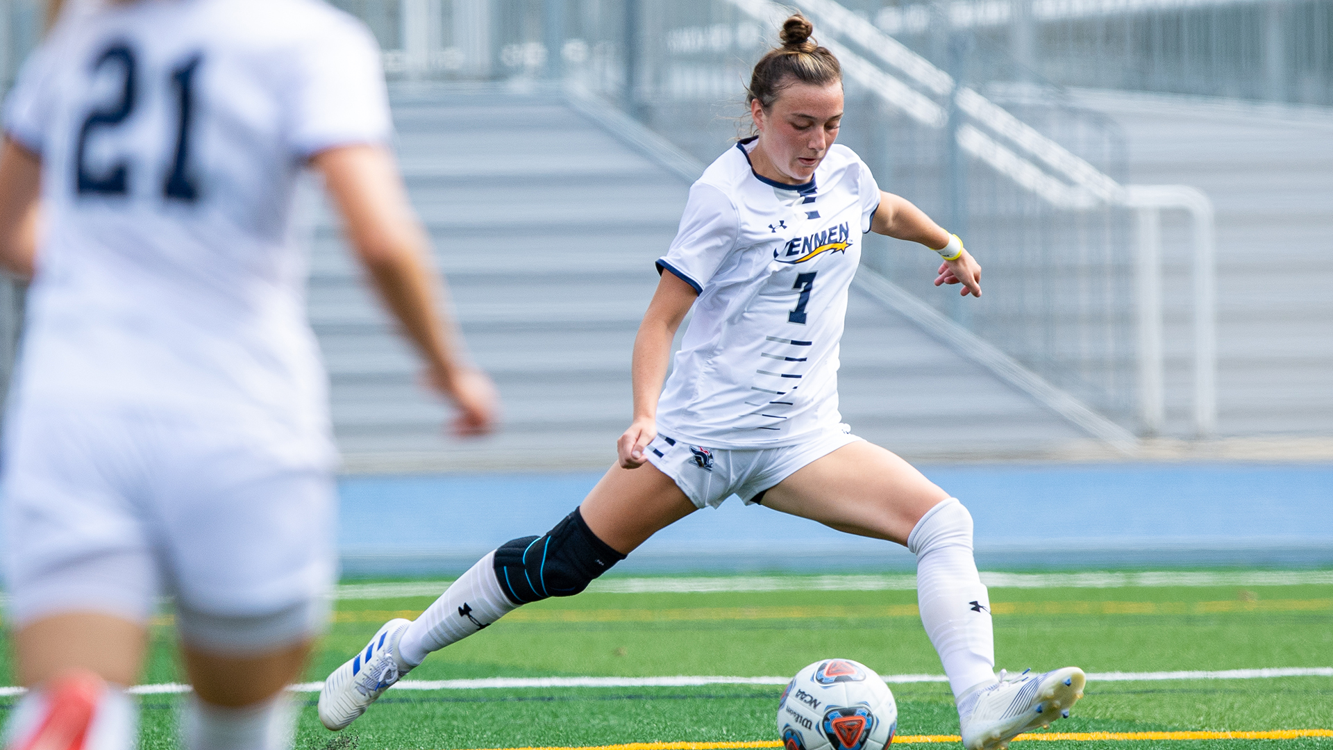 14 Women's Soccer Outlasts Stonehill, 32, in OT to Remain Perfect