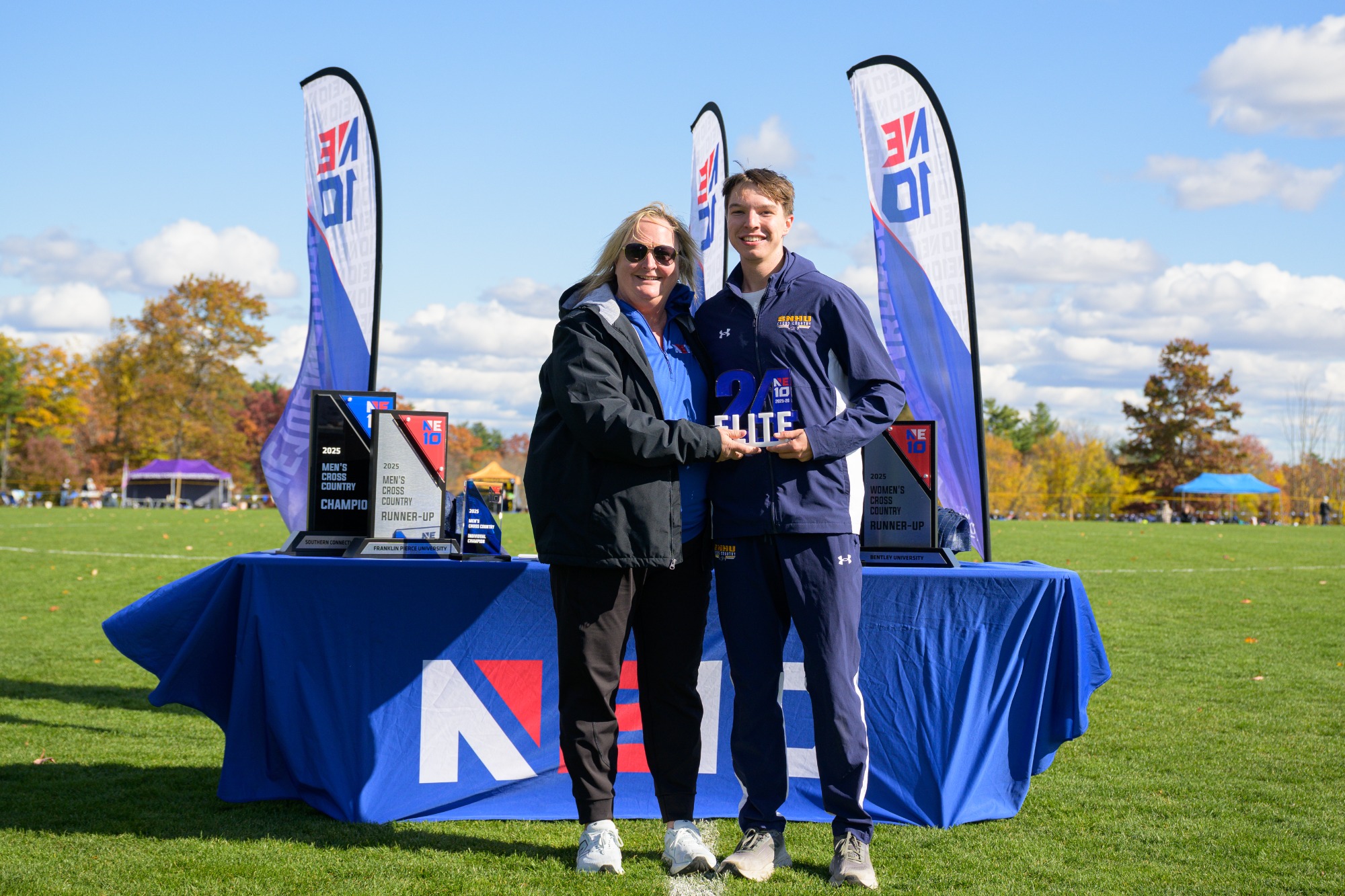 Dillon Labonte Earned the Elite 24 Award after finishing 3rd for SNHU Men's Cross Country