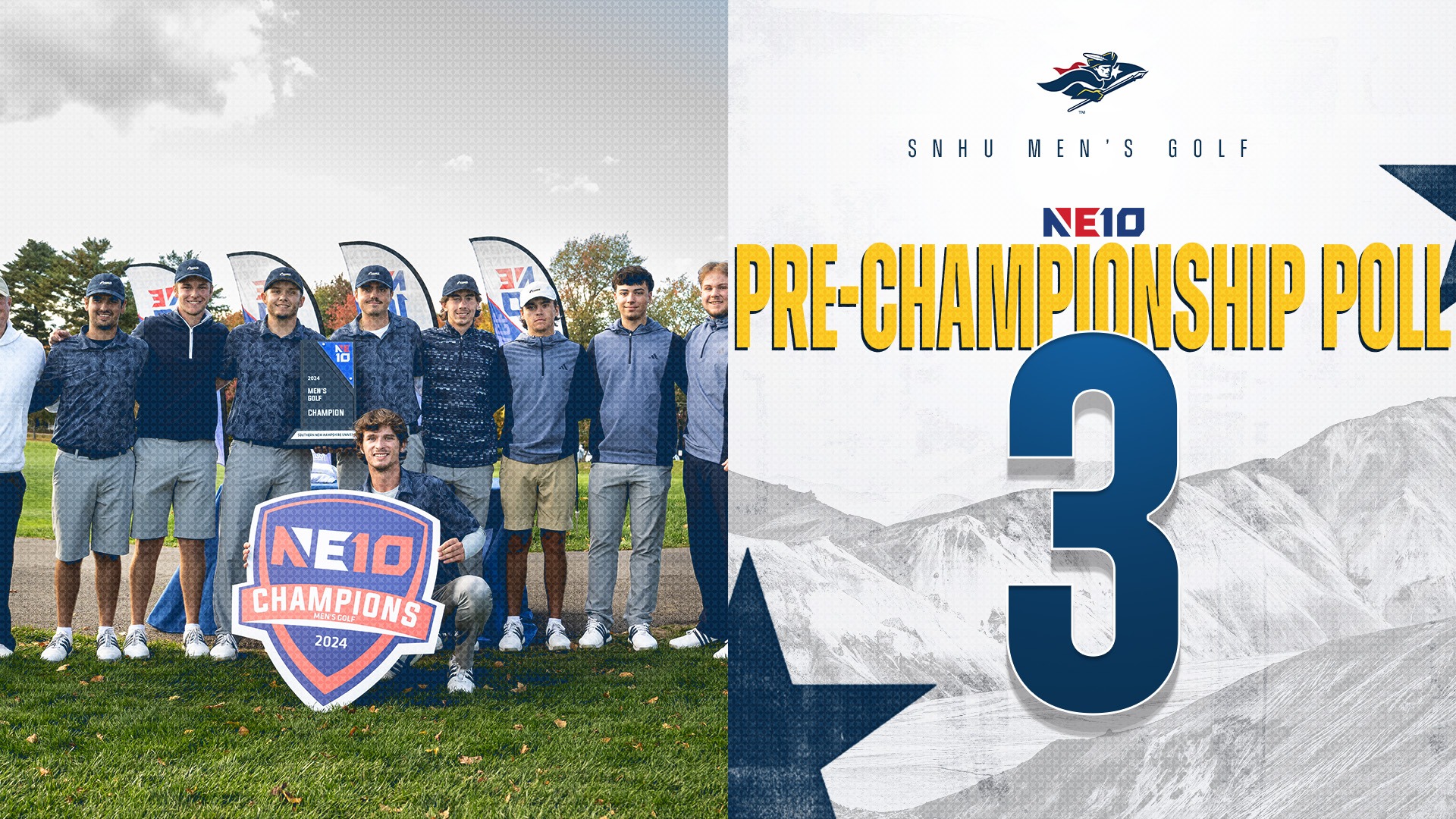 SNHU Picked Third in NE10 Pre-Tournament poll