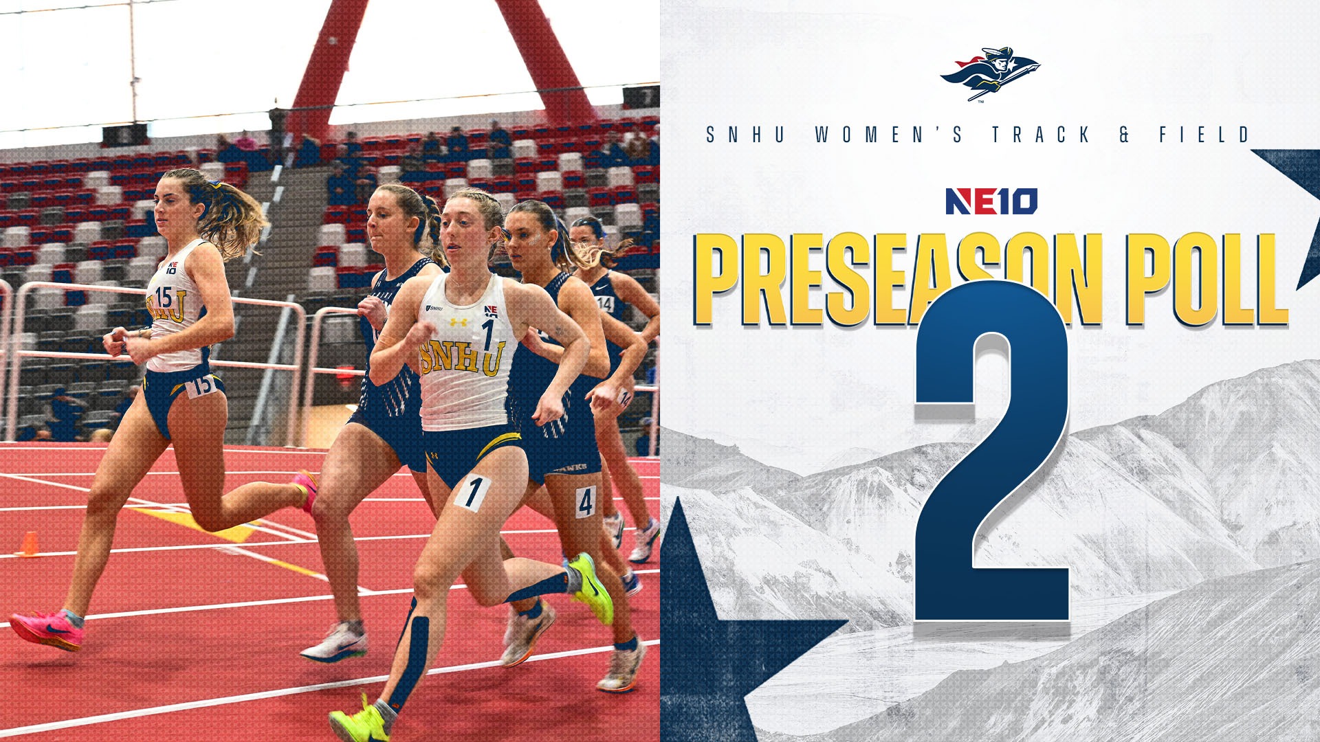 SNHU Indoor Track and Field picked second in NE10 pre-season poll